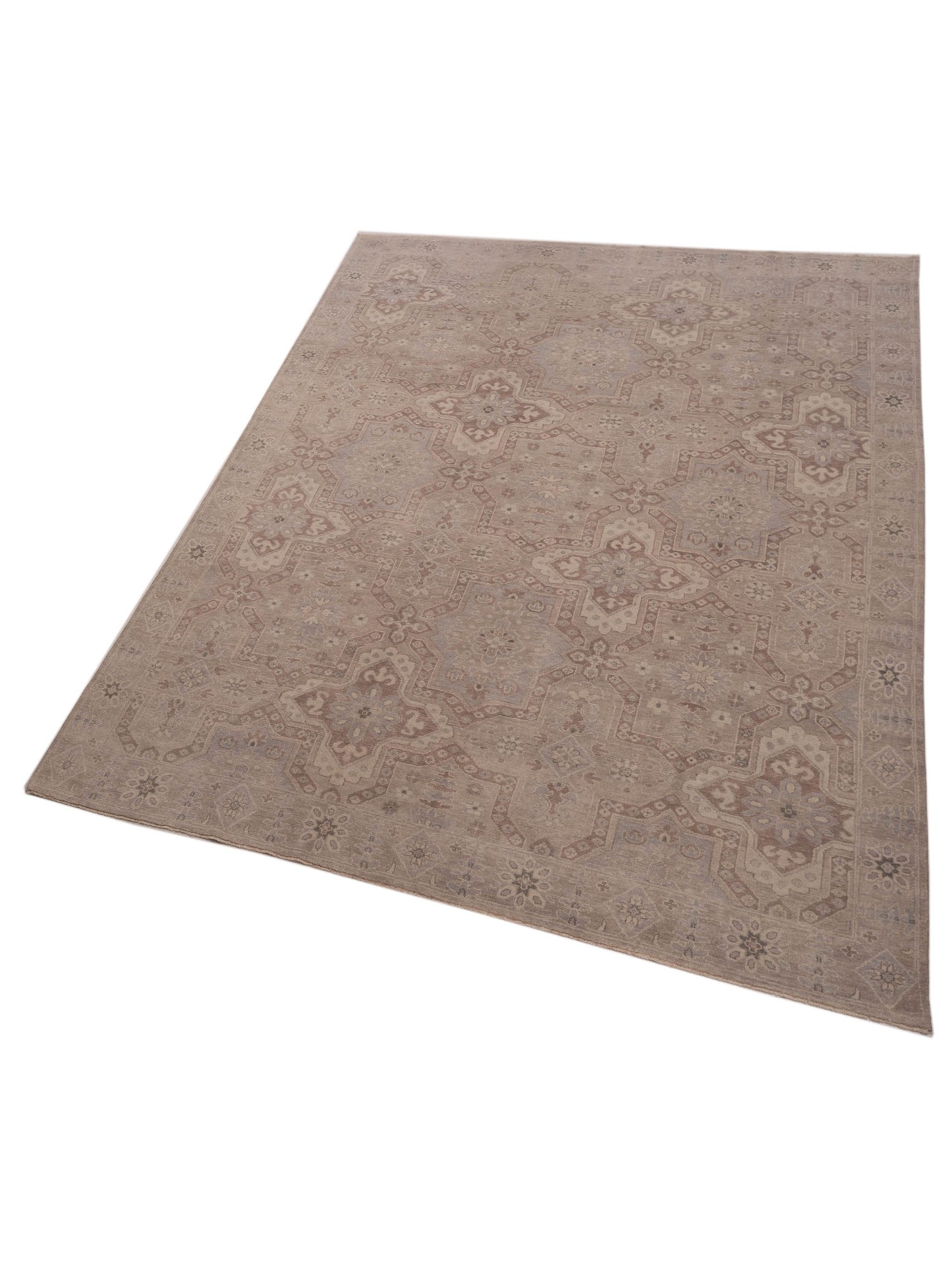Andalusia 125886 Light Brown 8.11x119 Hand Knotted Rug