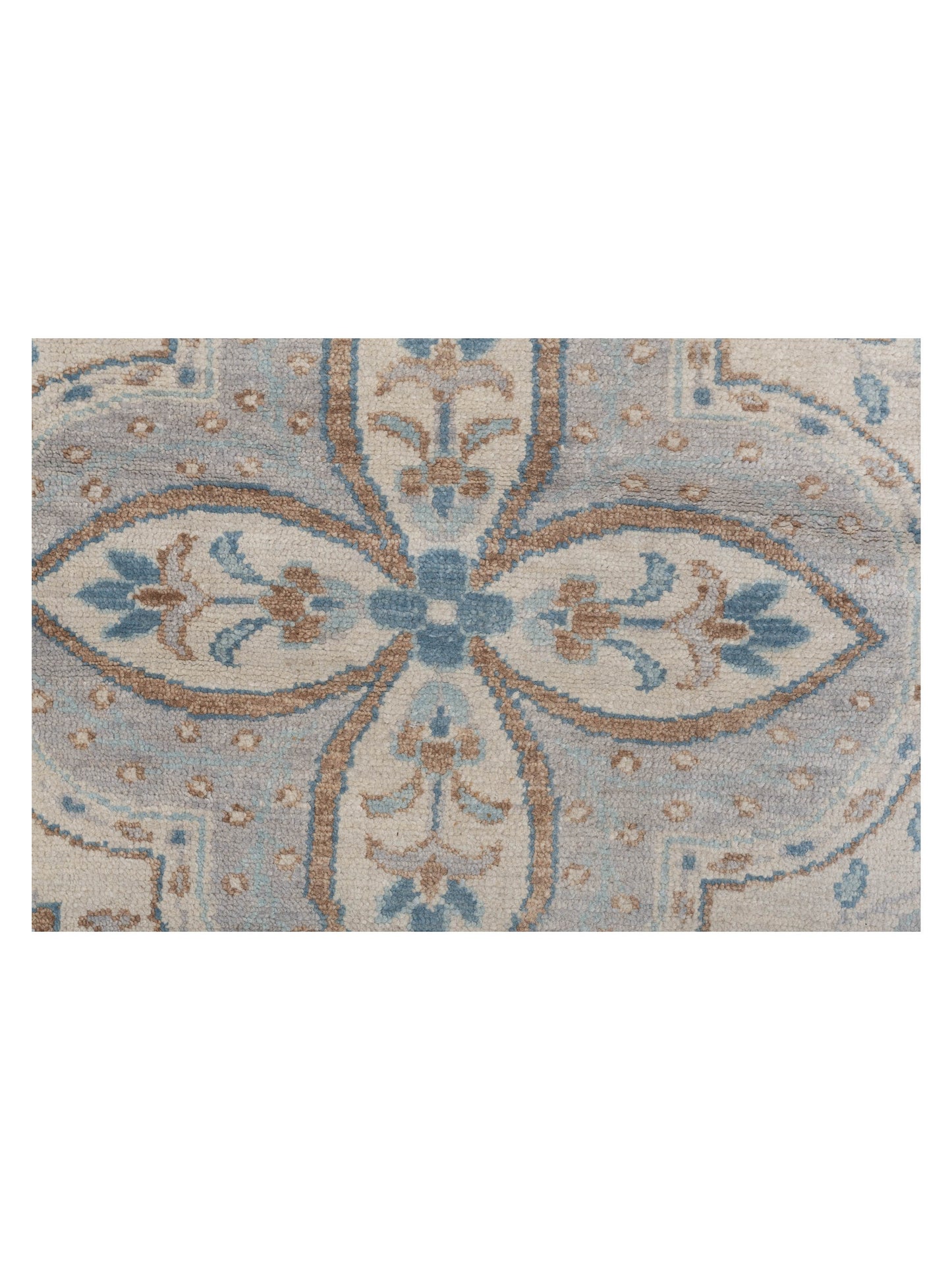 Andalusia 125893 Ivory Blue 9.3x11.10 Hand Knotted Rug