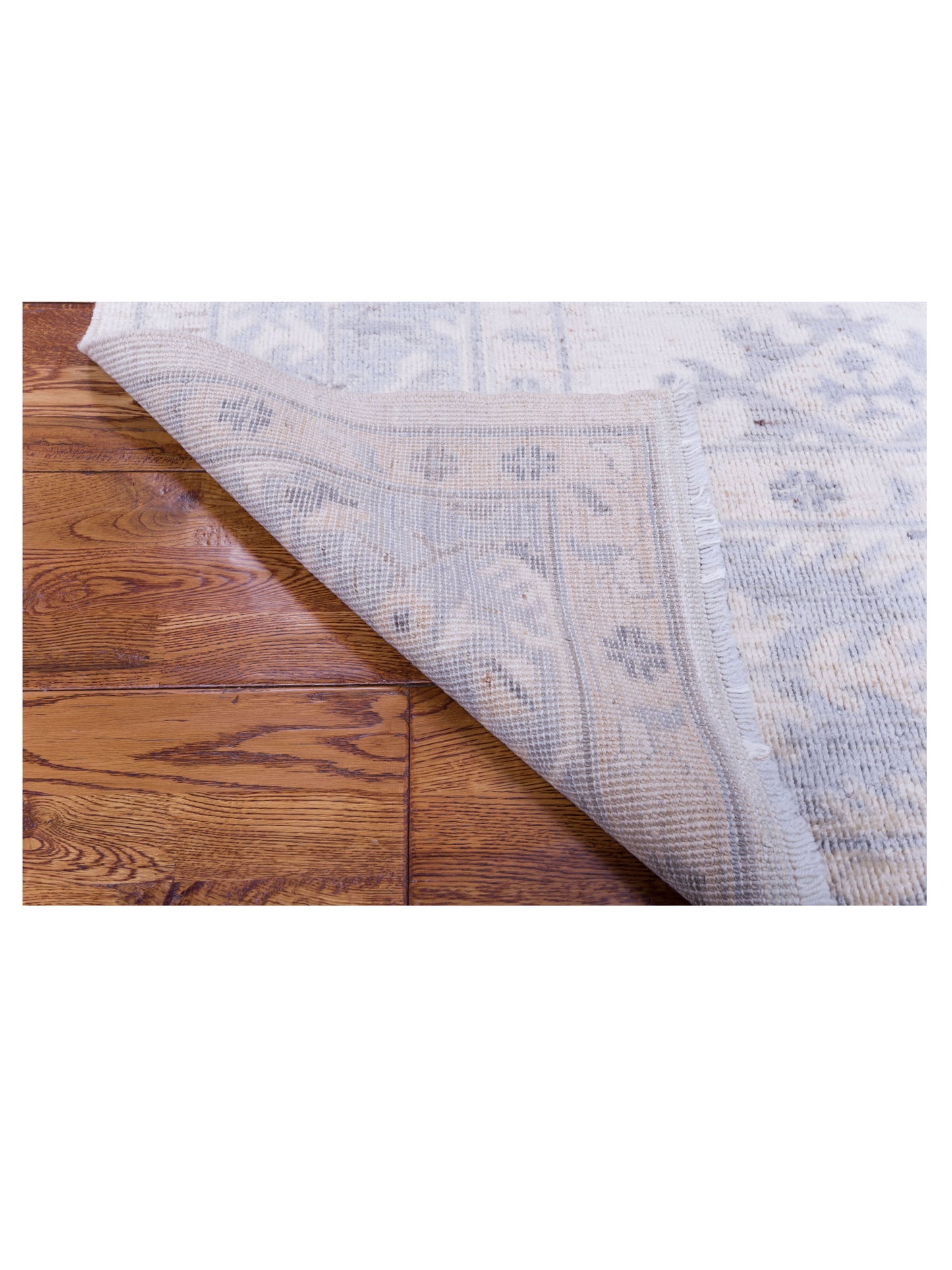 Anadol Oushak Nico Ivory Gray 8.2x9.11 Hand Knotted Rug