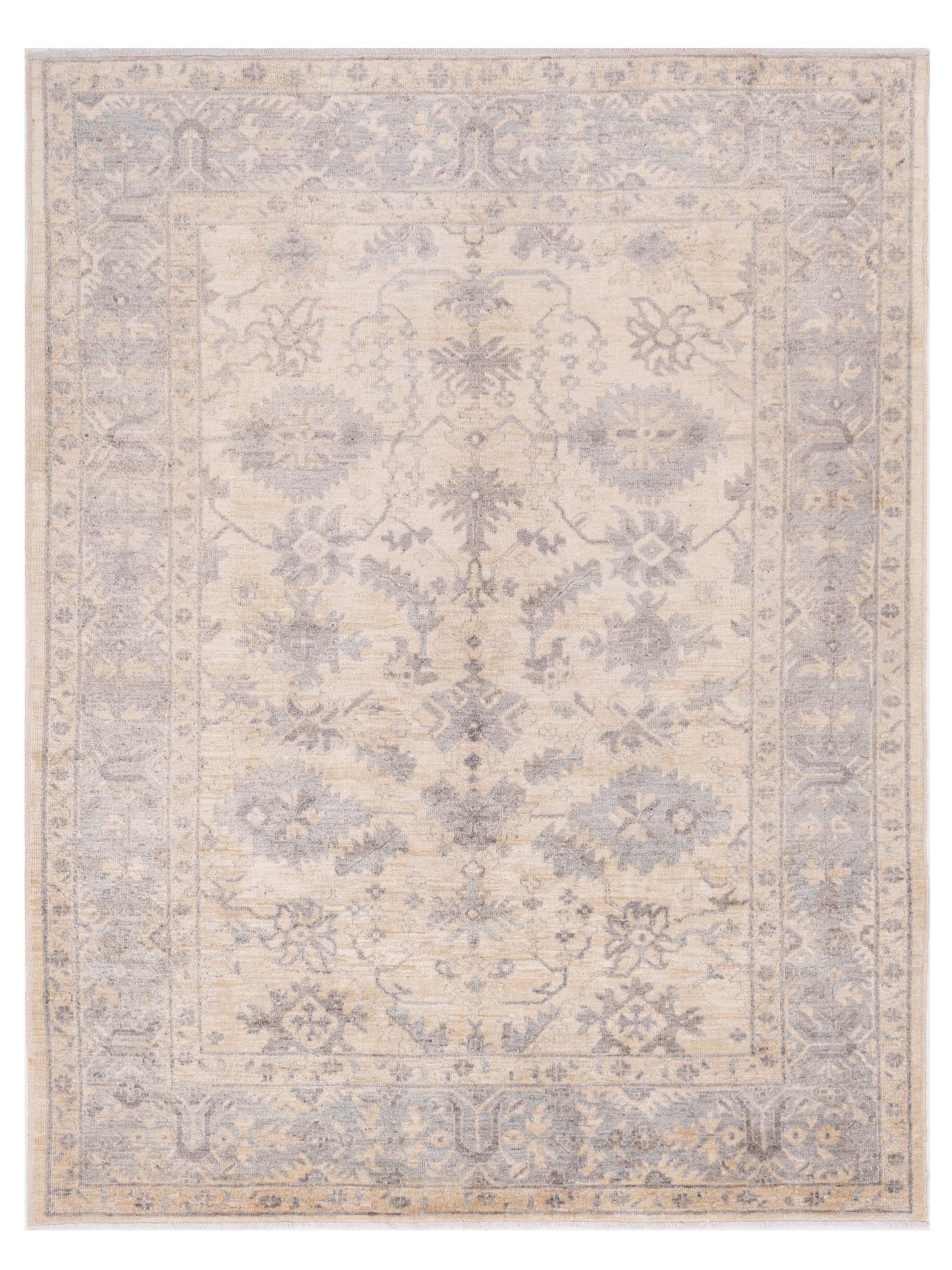 Anadol Angora Oushak  Ivory Ivory Traditional