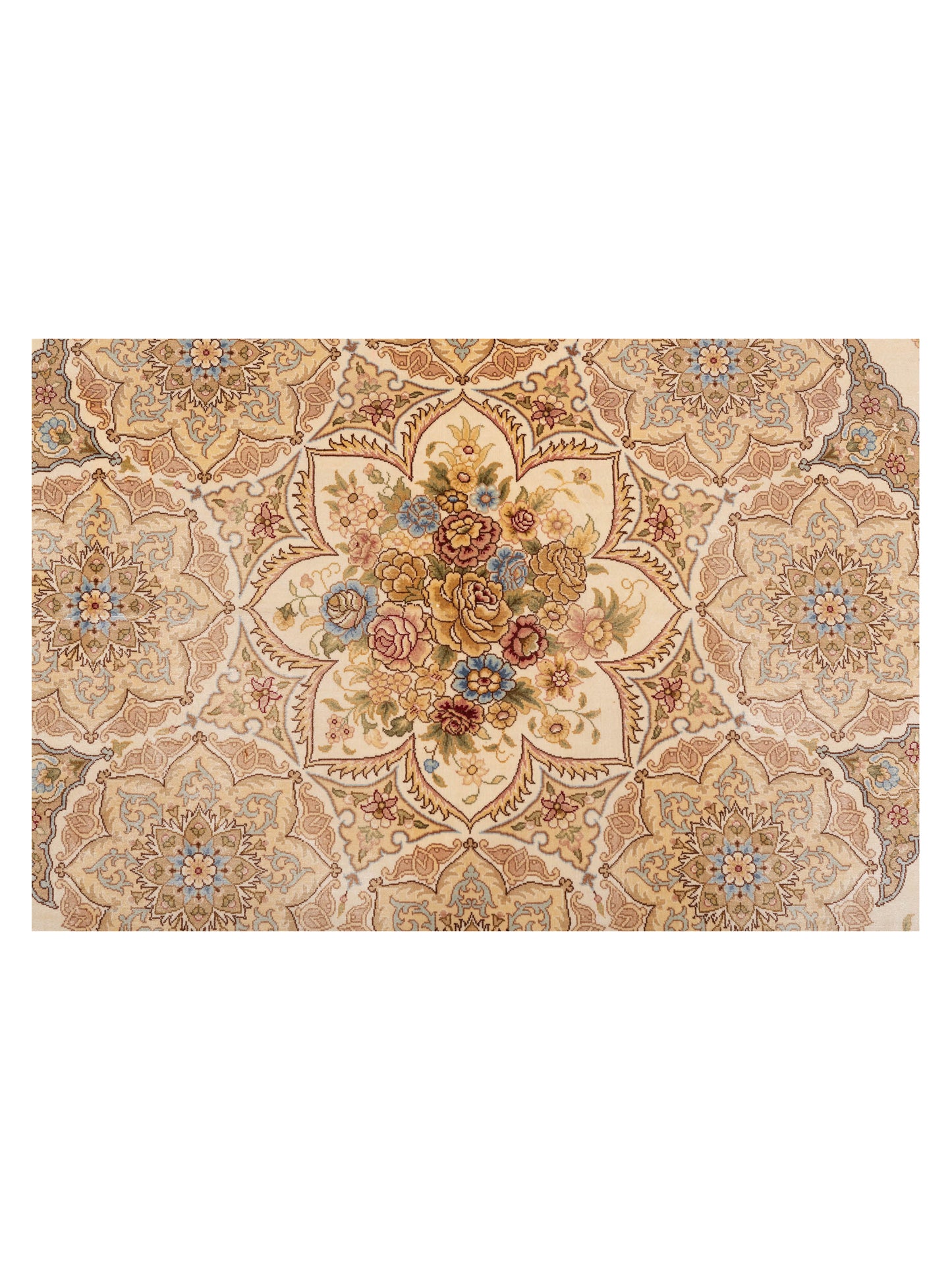 Elegance 126105 Ivory Ivory 9.1x12 Hand Knotted Rug