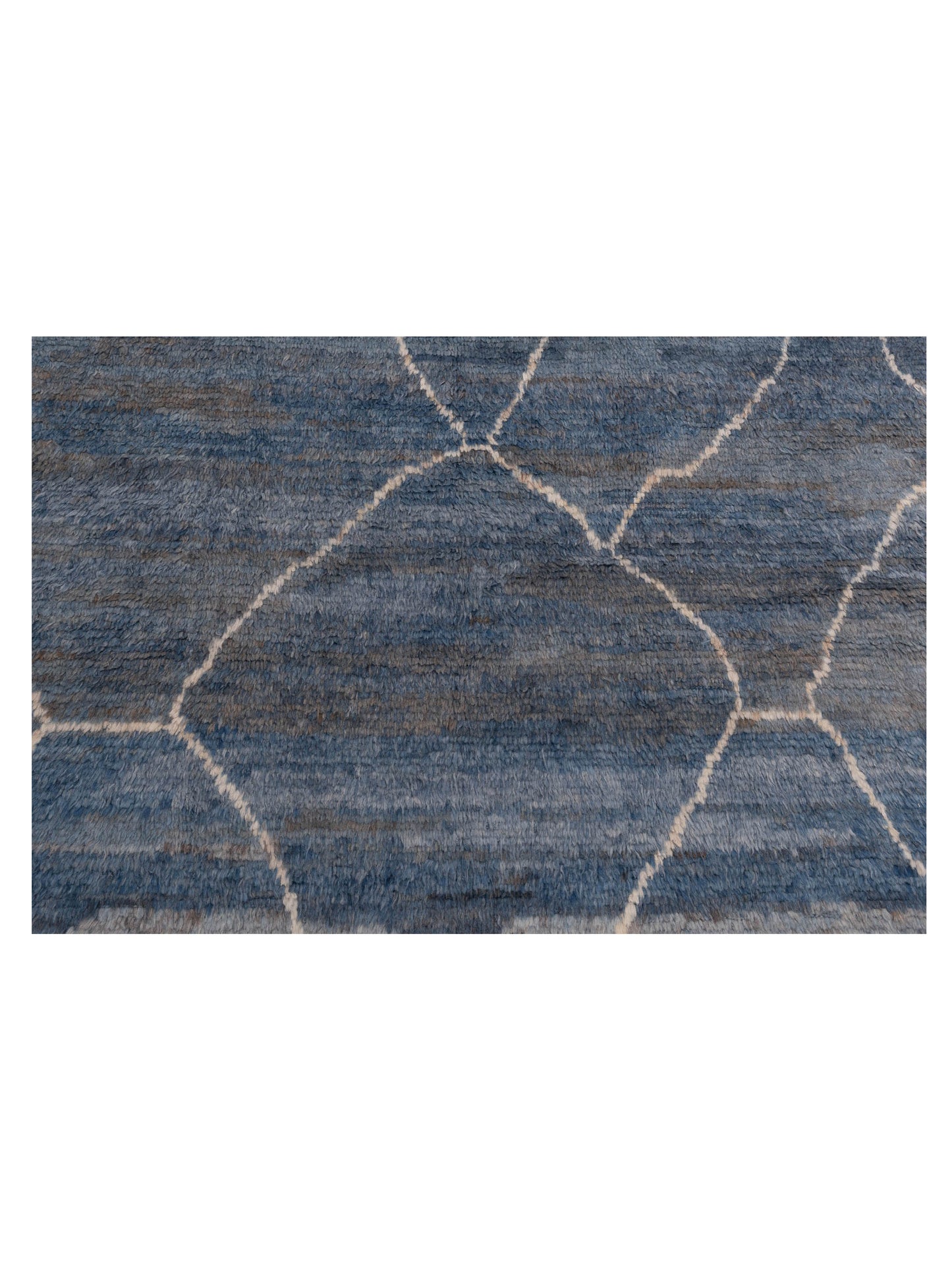 Berber Efes Indigo Indigo 6.4x9.4 Hand Knotted Rug