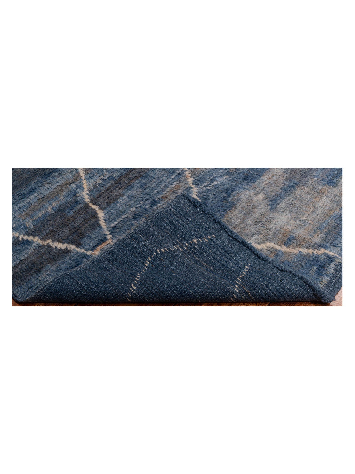 Berber Efes Indigo Indigo 6.4x9.4 Hand Knotted Rug