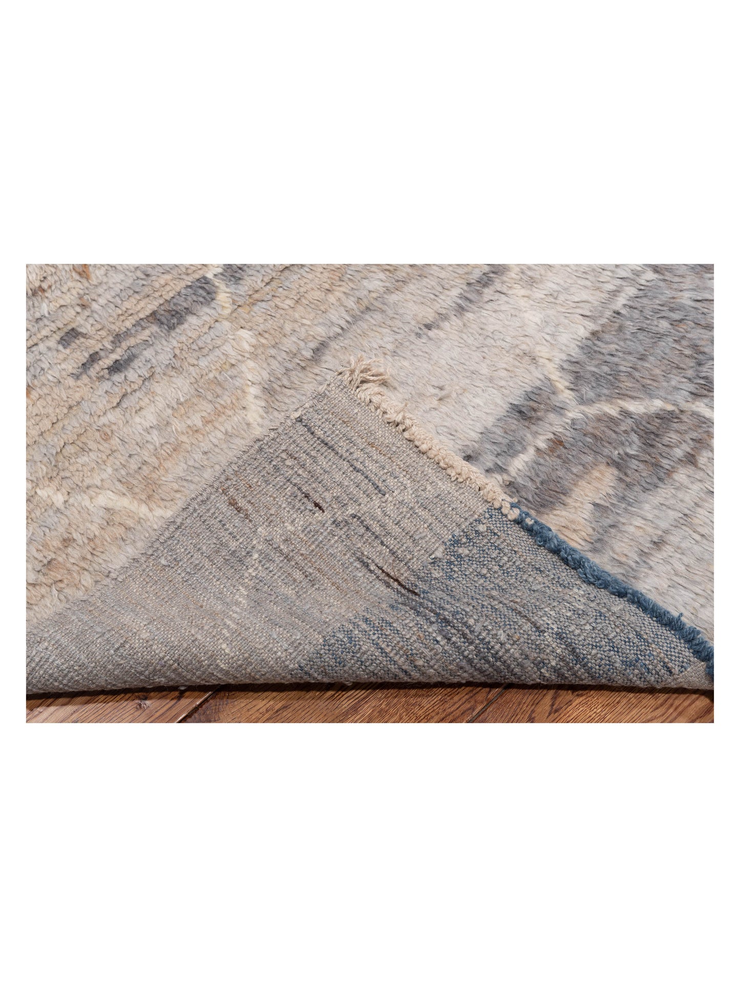 Berber Efes Silver Ivory 8.5x10 Hand Knotted Rug