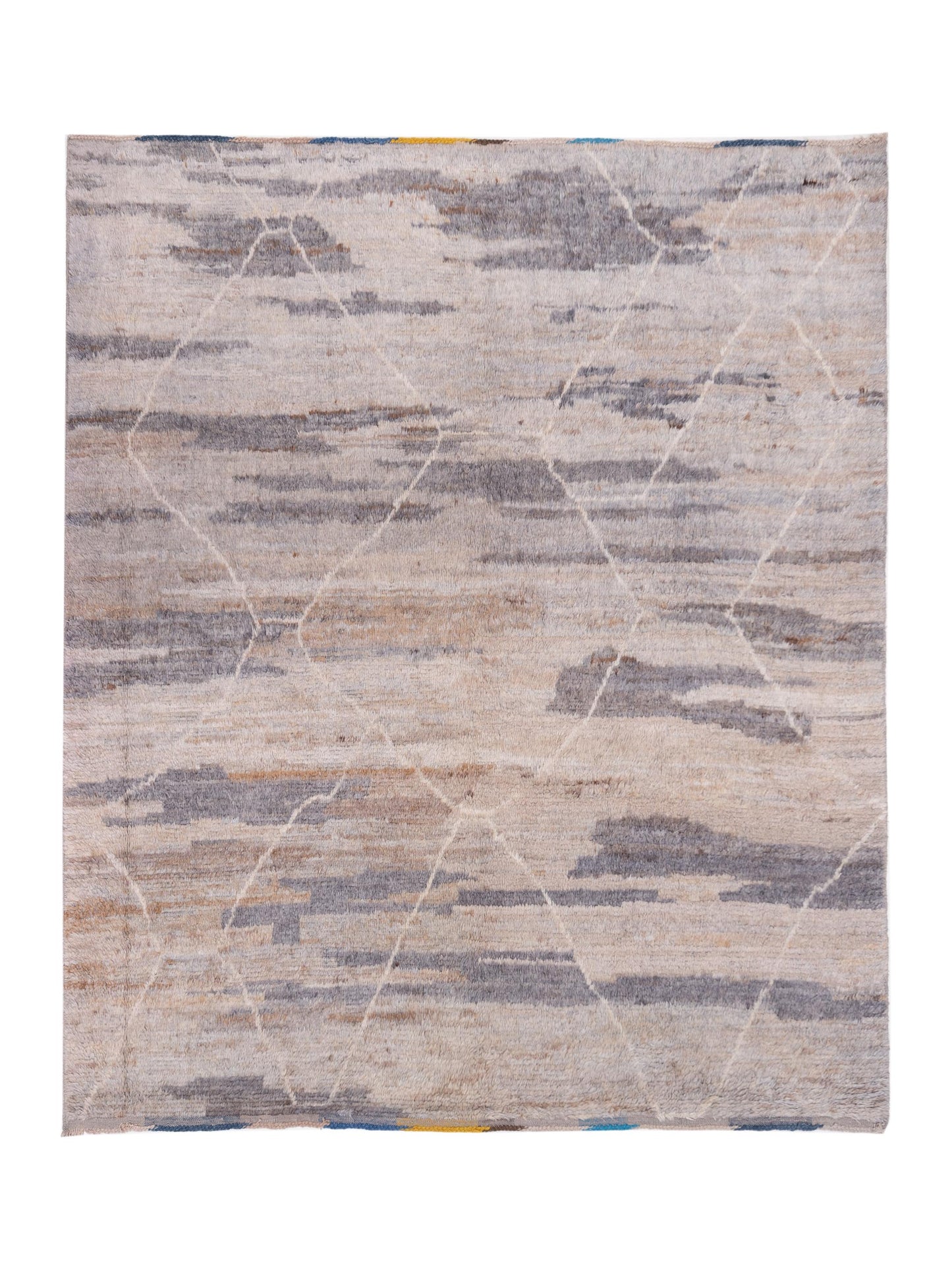 Pasha Berber Silver Ivory Contemporary