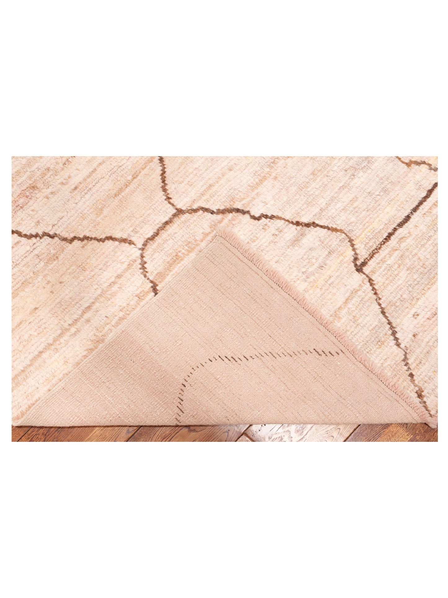Berber Efes Dusk Pink Ivory 12.5x15.6 Hand Knotted Rug