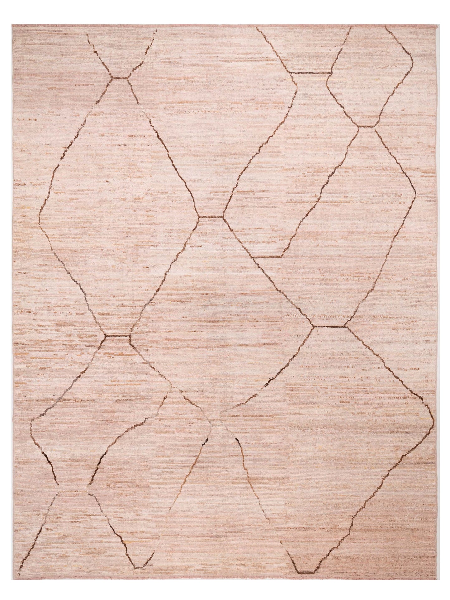 Pasha Berber Dusk Pink Ivory Contemporary