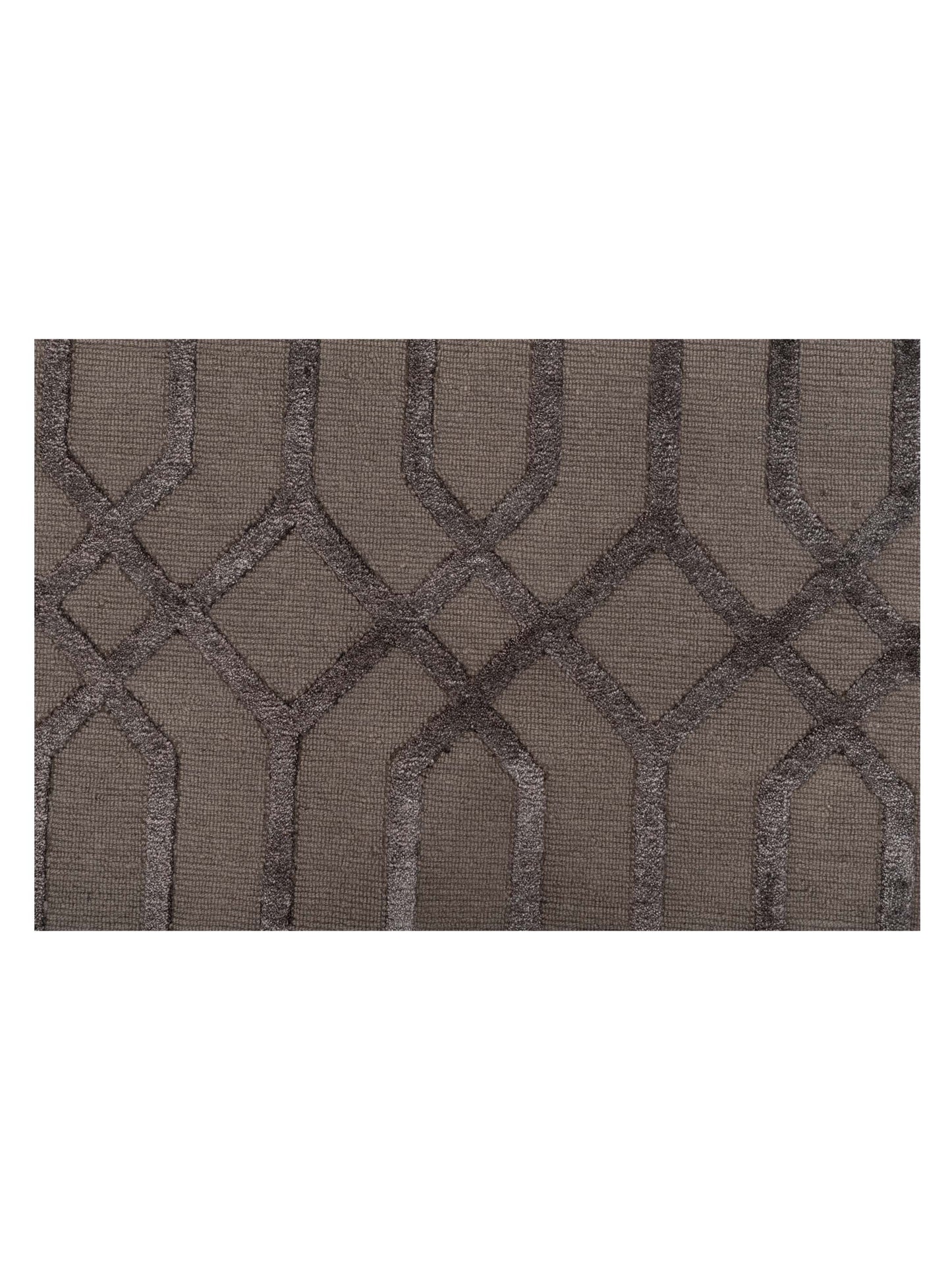 Tibetino 126630 Charcoal 8.1x9.10 Hand Knotted Rug