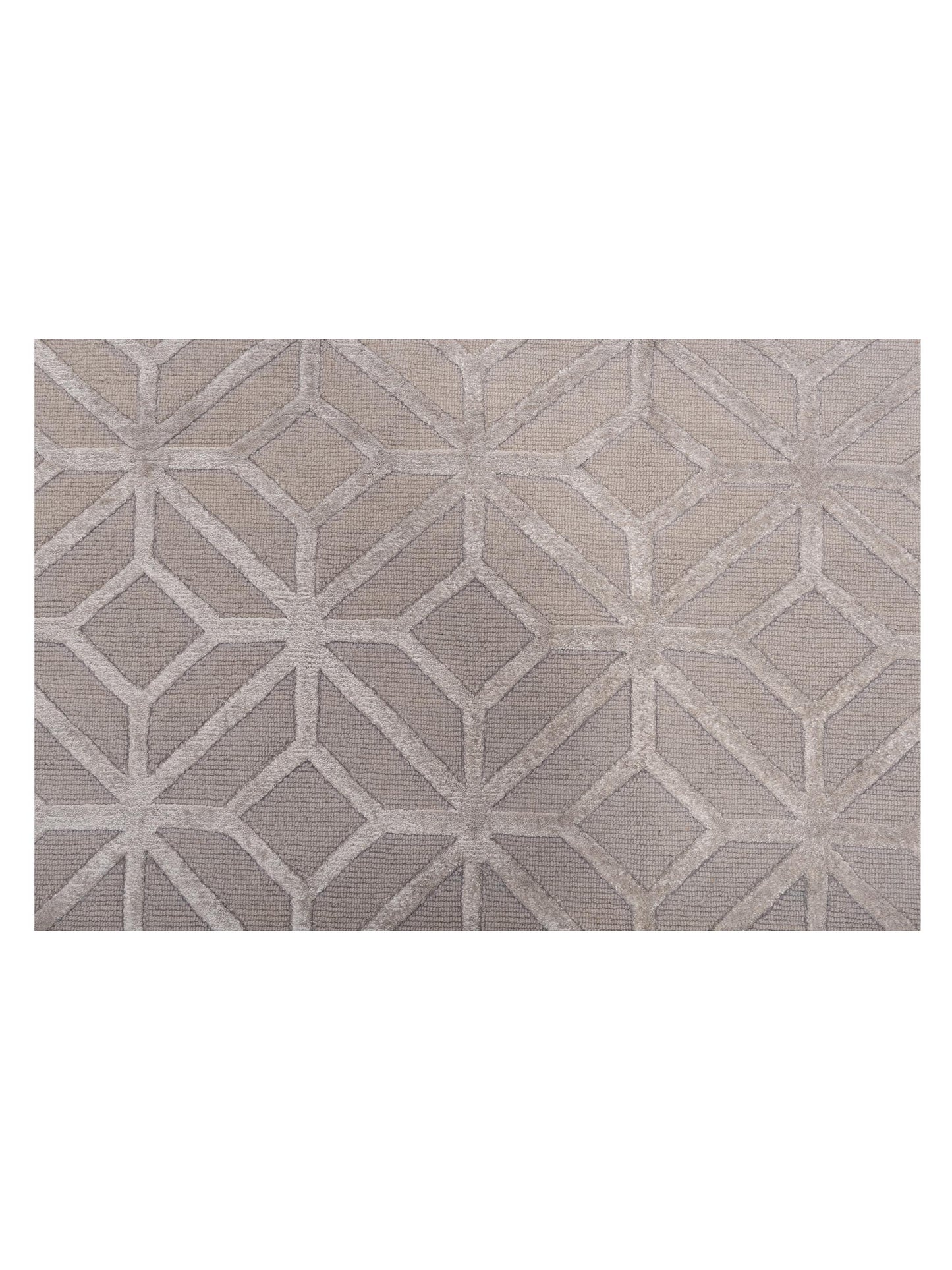 Tibetino 126642 Silver 8x10.3 Hand Knotted Rug