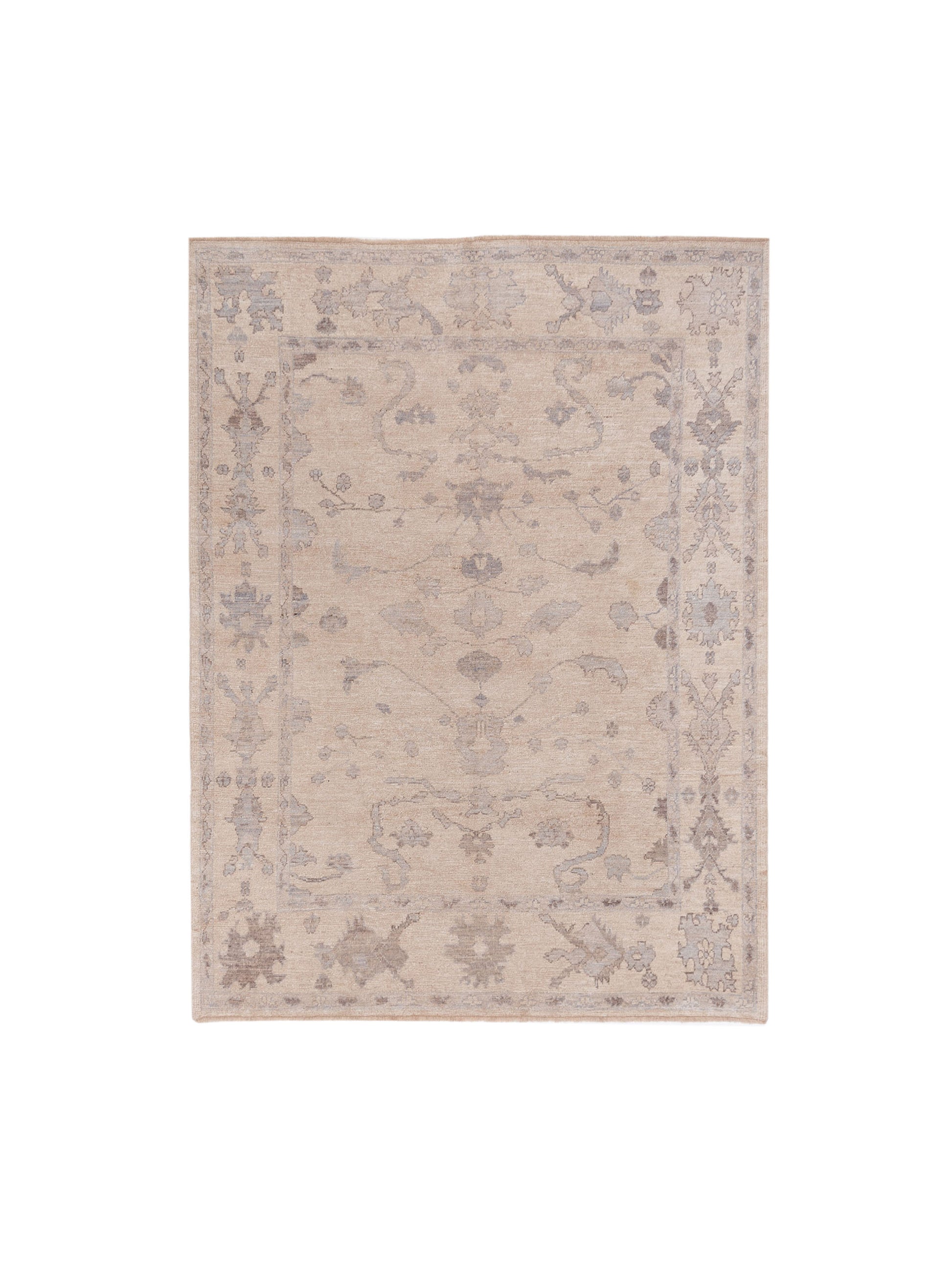 Anadol Angora Oushak  Ivory Ivory Traditional