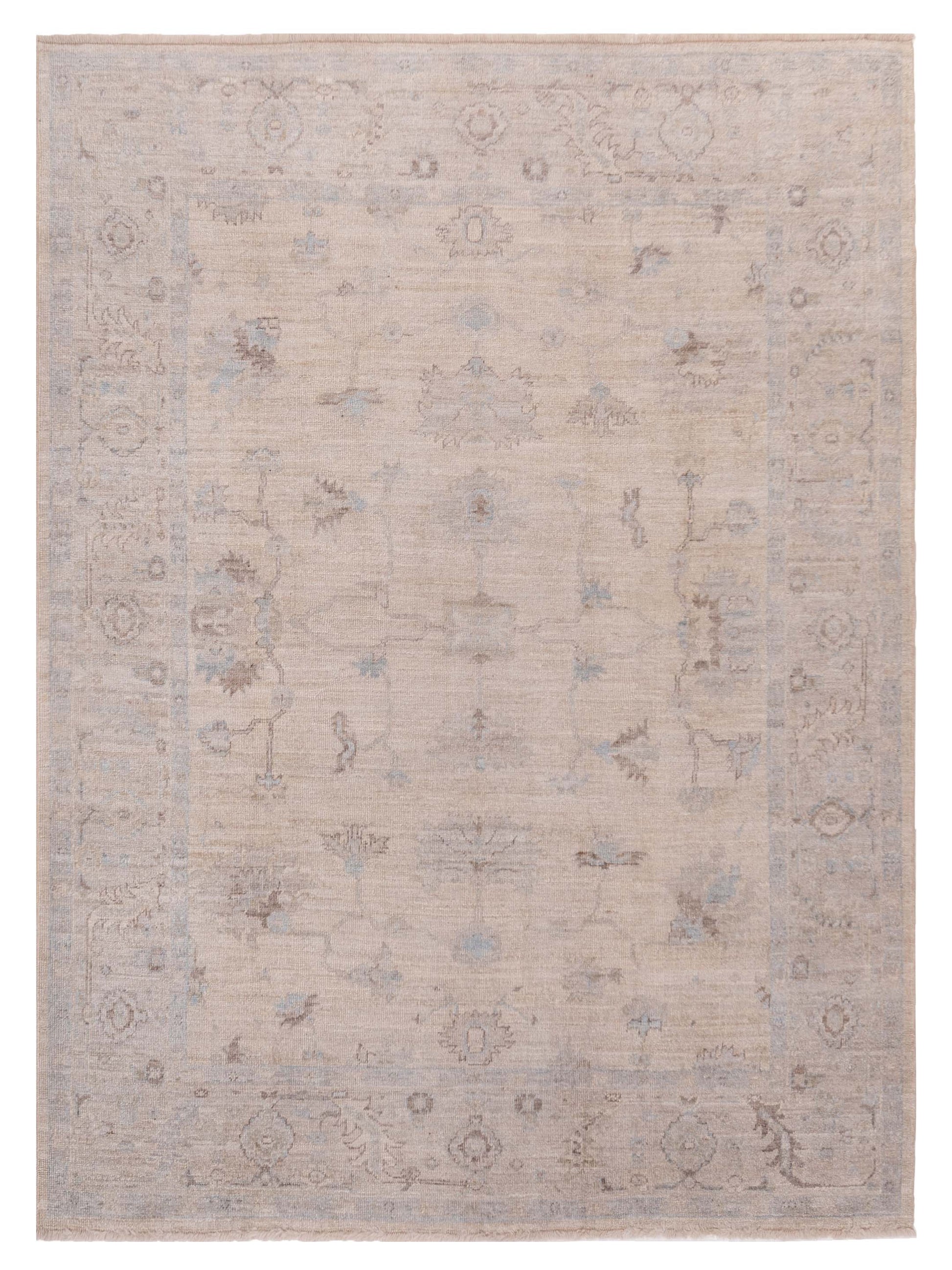 Anadol Angora Oushak  Ivory Ivory Traditional