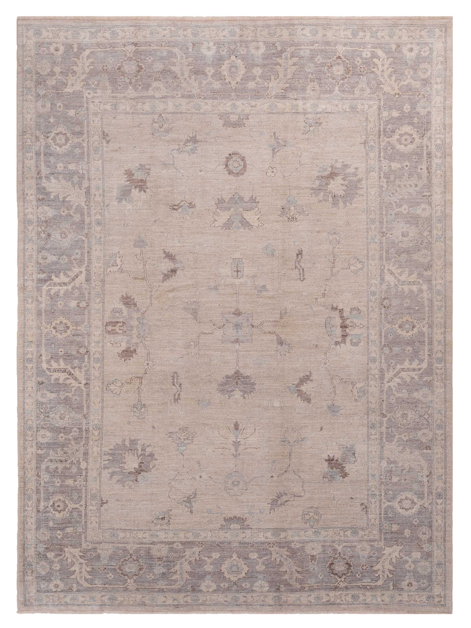 Anadol Angora Oushak  Ivory Gray Traditional