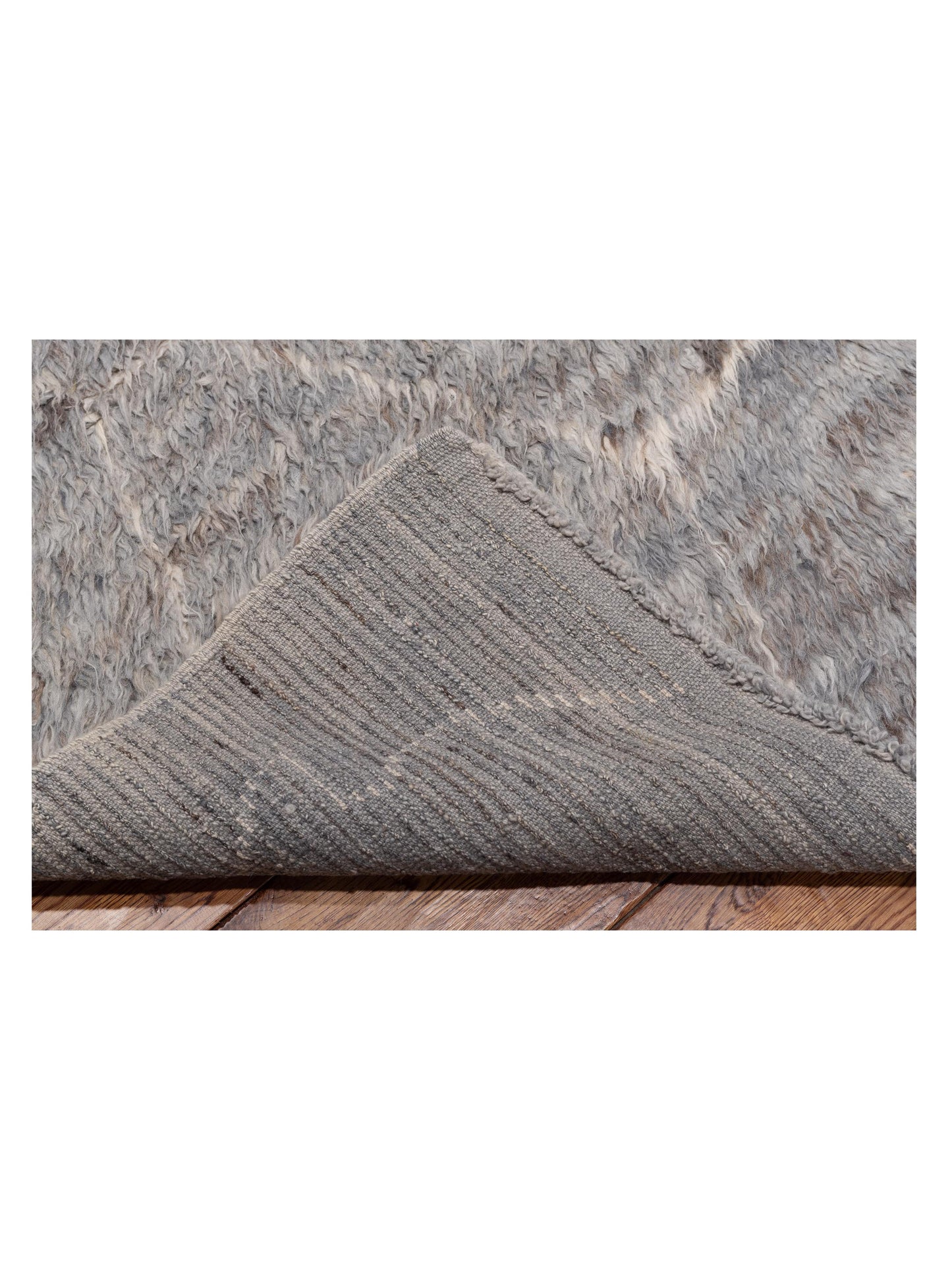 Berber Efes Gray Naturel 10.4x14.10 Hand Knotted Rug