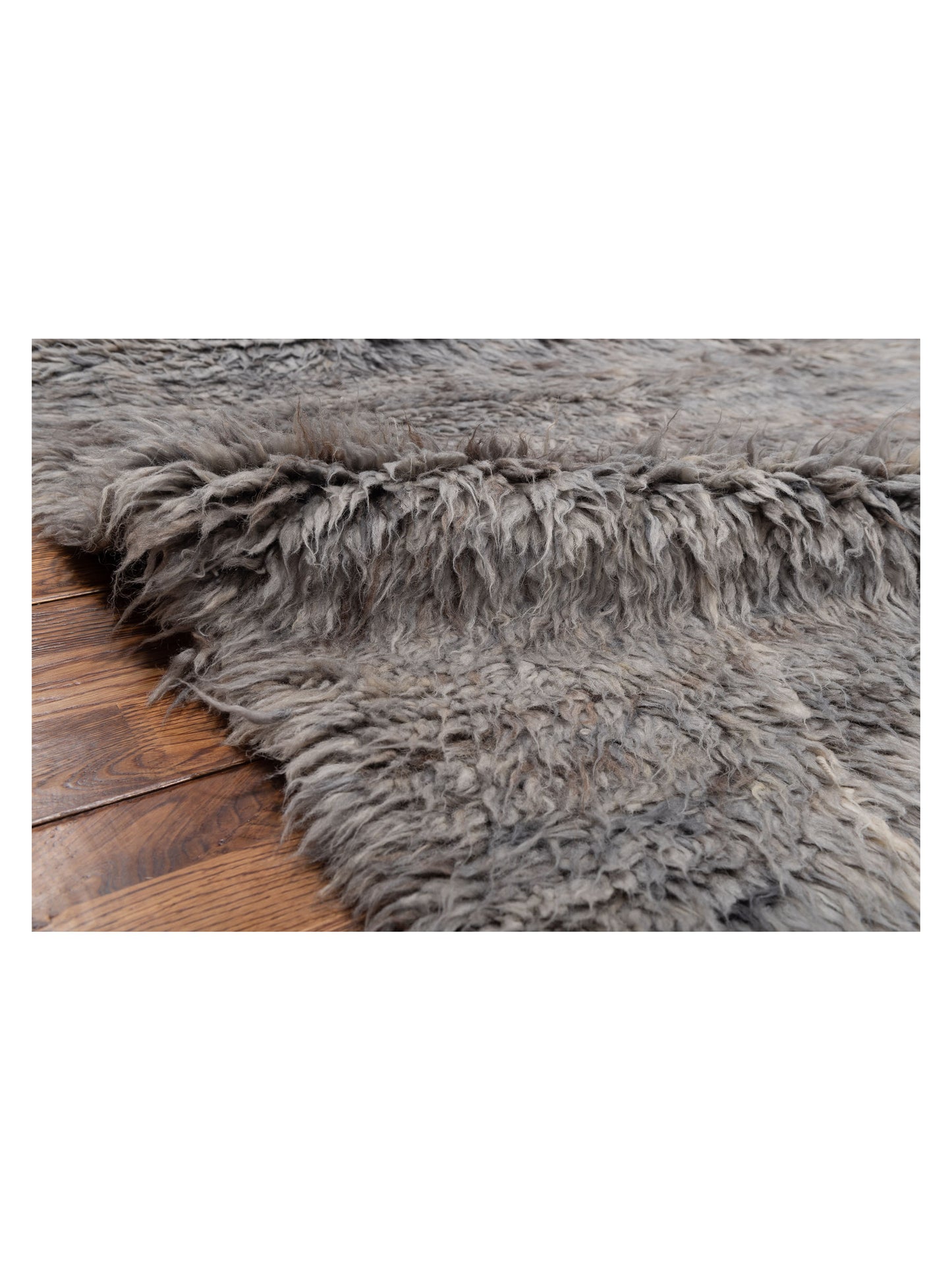 Berber Efes Gray Naturel 10.4x14.10 Hand Knotted Rug