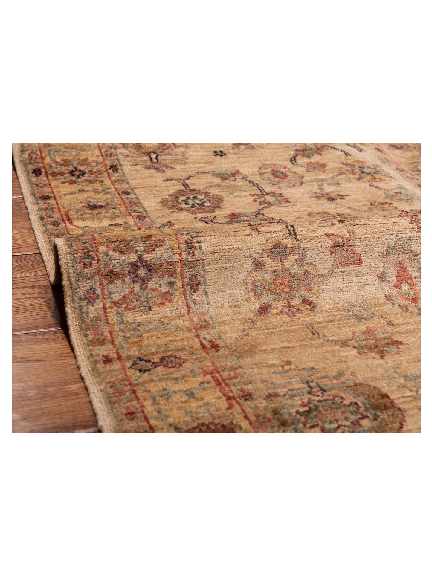 Elvan Tansu Ivory Gold 2.9x7.11 Hand Knotted Rug
