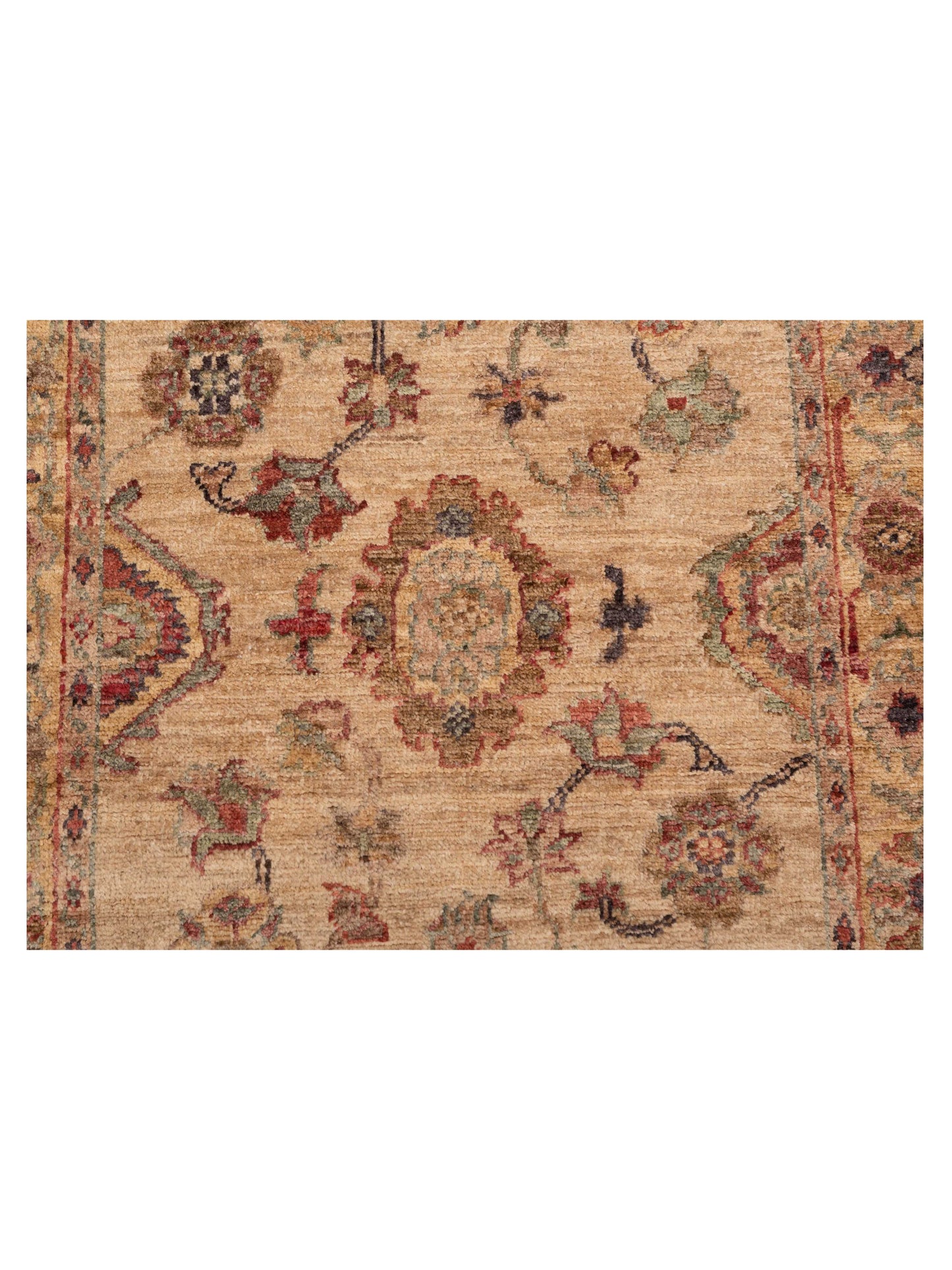Elvan Tansu Ivory Gold 2.9x7.11 Hand Knotted Rug