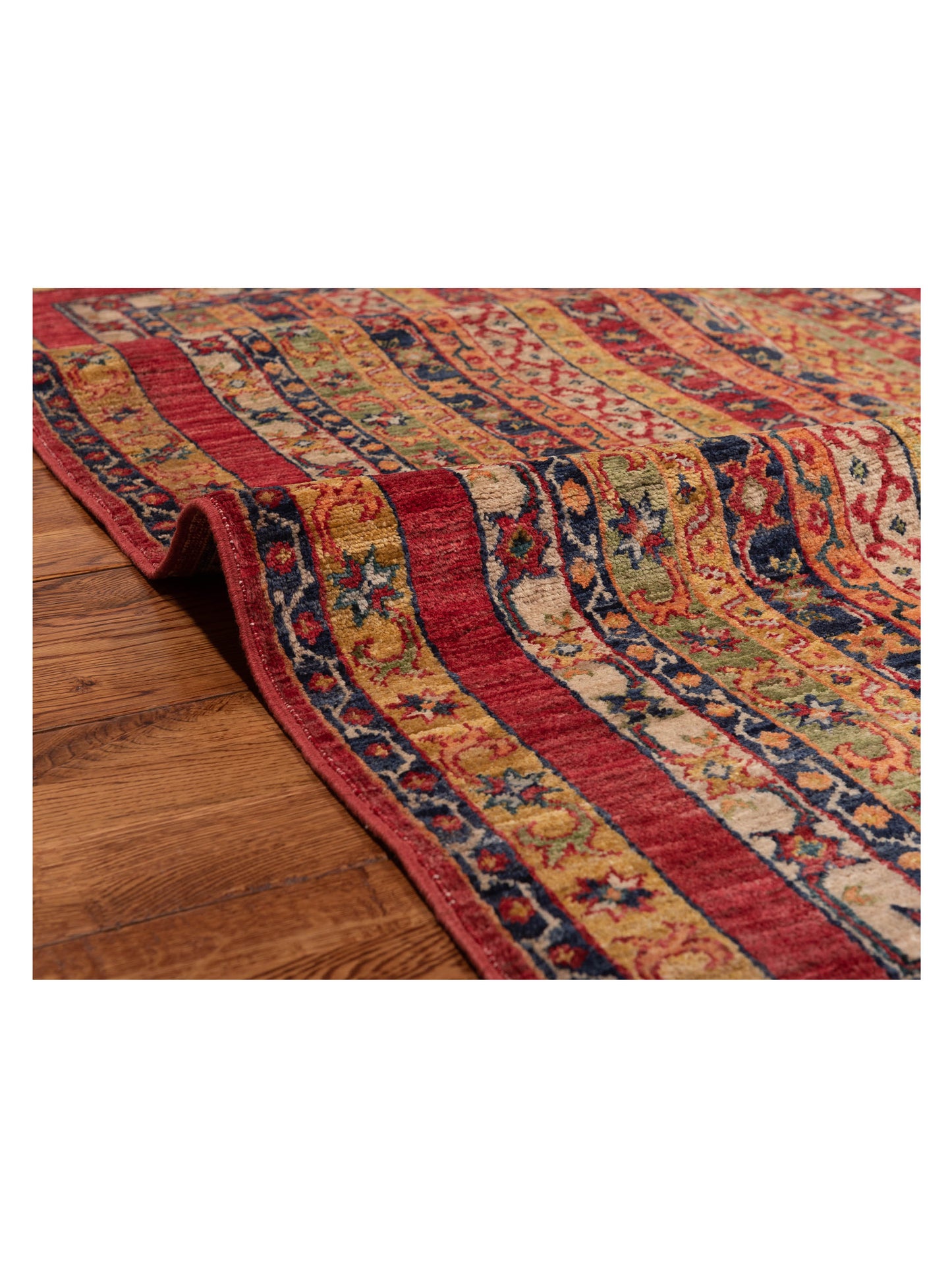Shawl 126978 Multi 3.11x57 Hand Knotted Rug