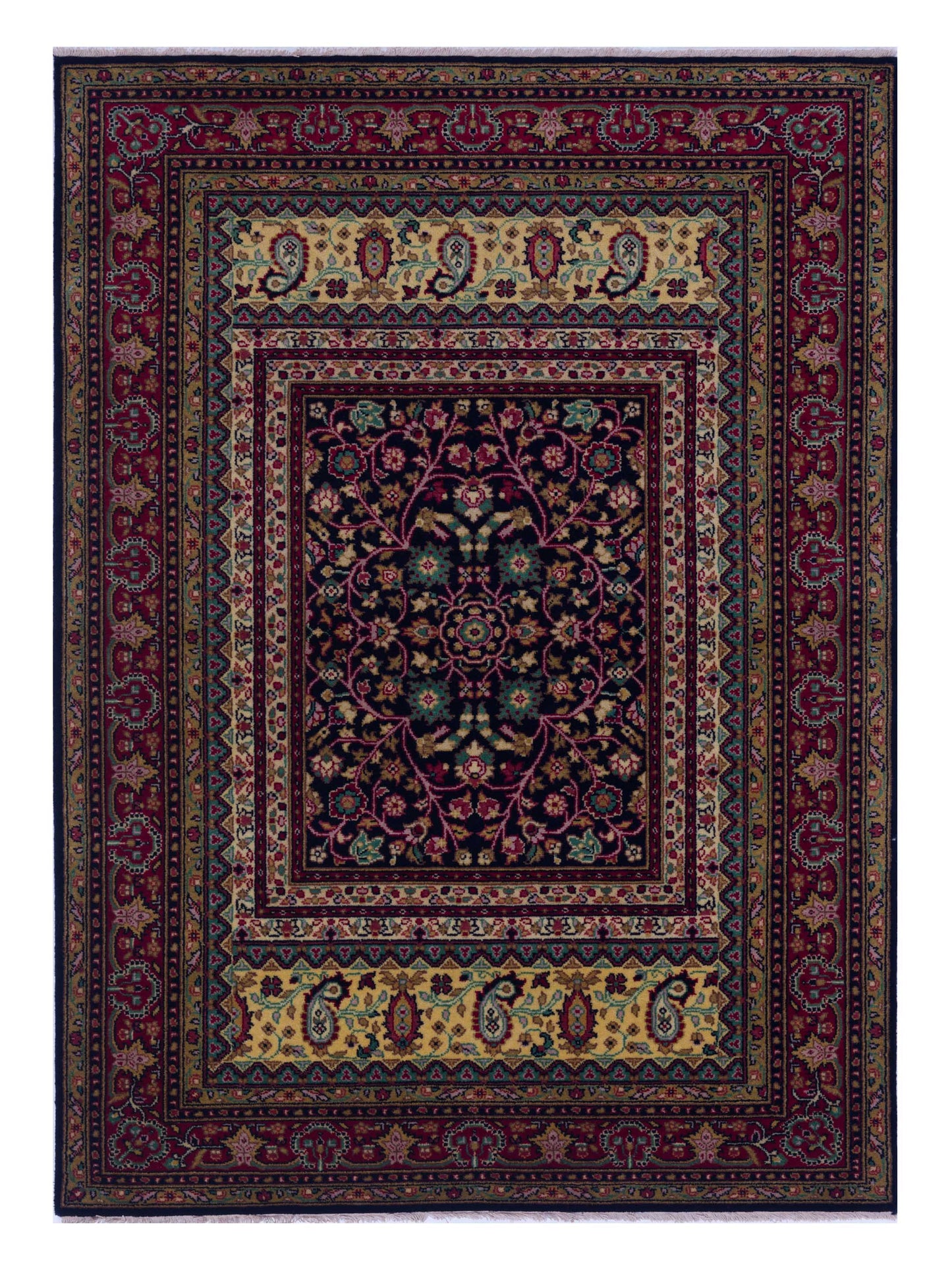 Rajpur Sivas Black Red Traditional