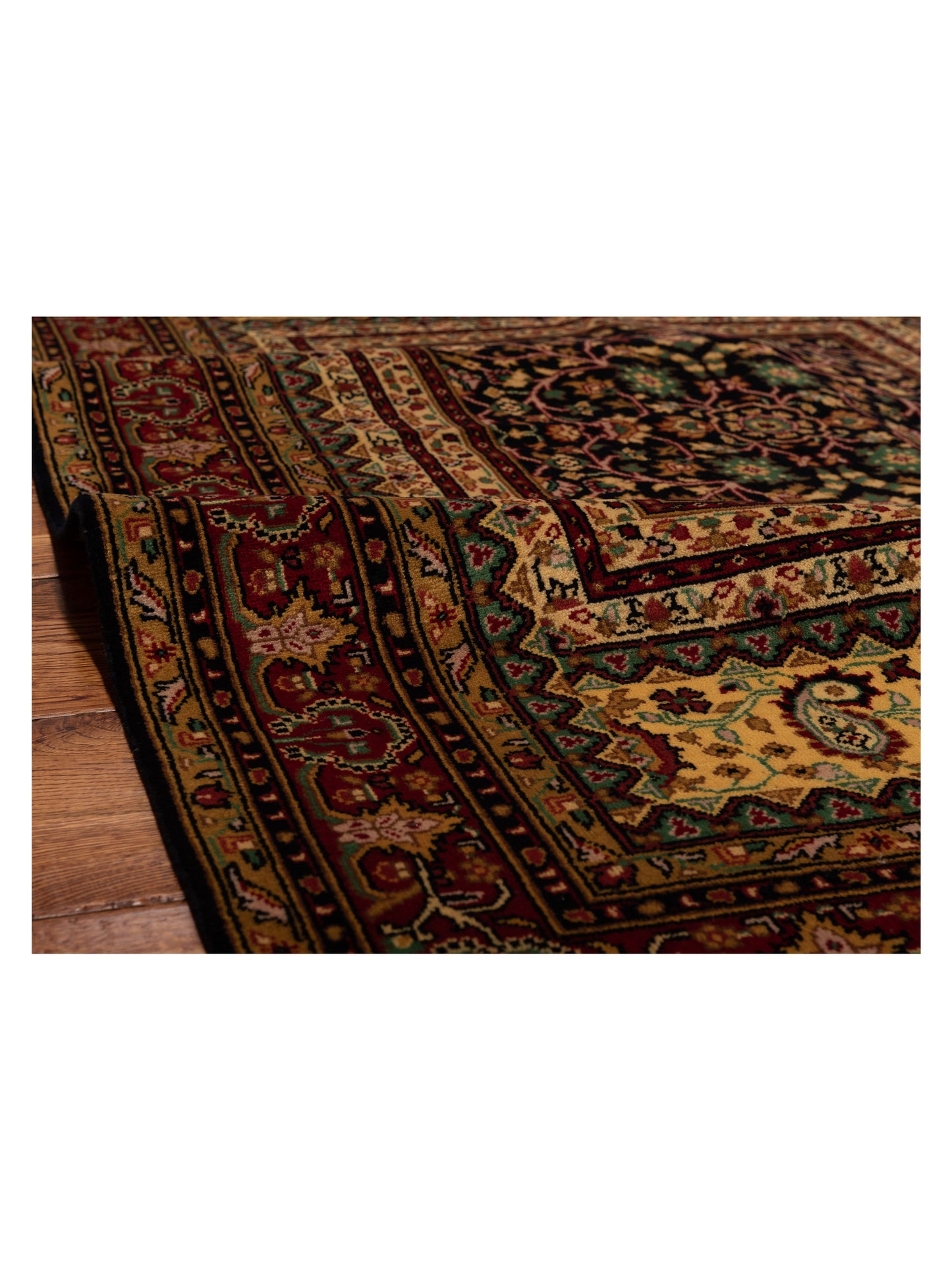 Sivas 127011 Black Red 4.1x5.10 Hand Knotted Rug