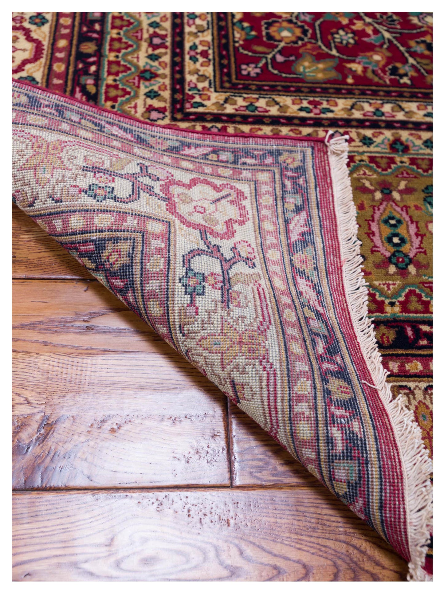 Sivas 127029 Red Ivory 4.2x6 Hand Knotted Rug