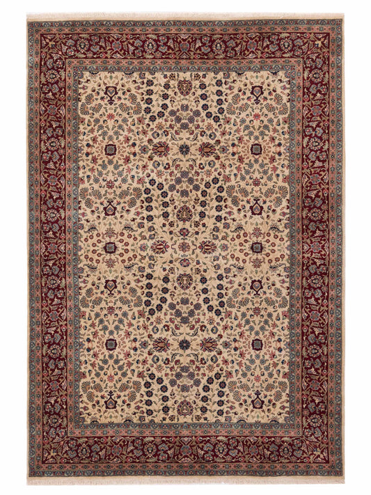 Pasha Hereke  Ivory Red Traditional