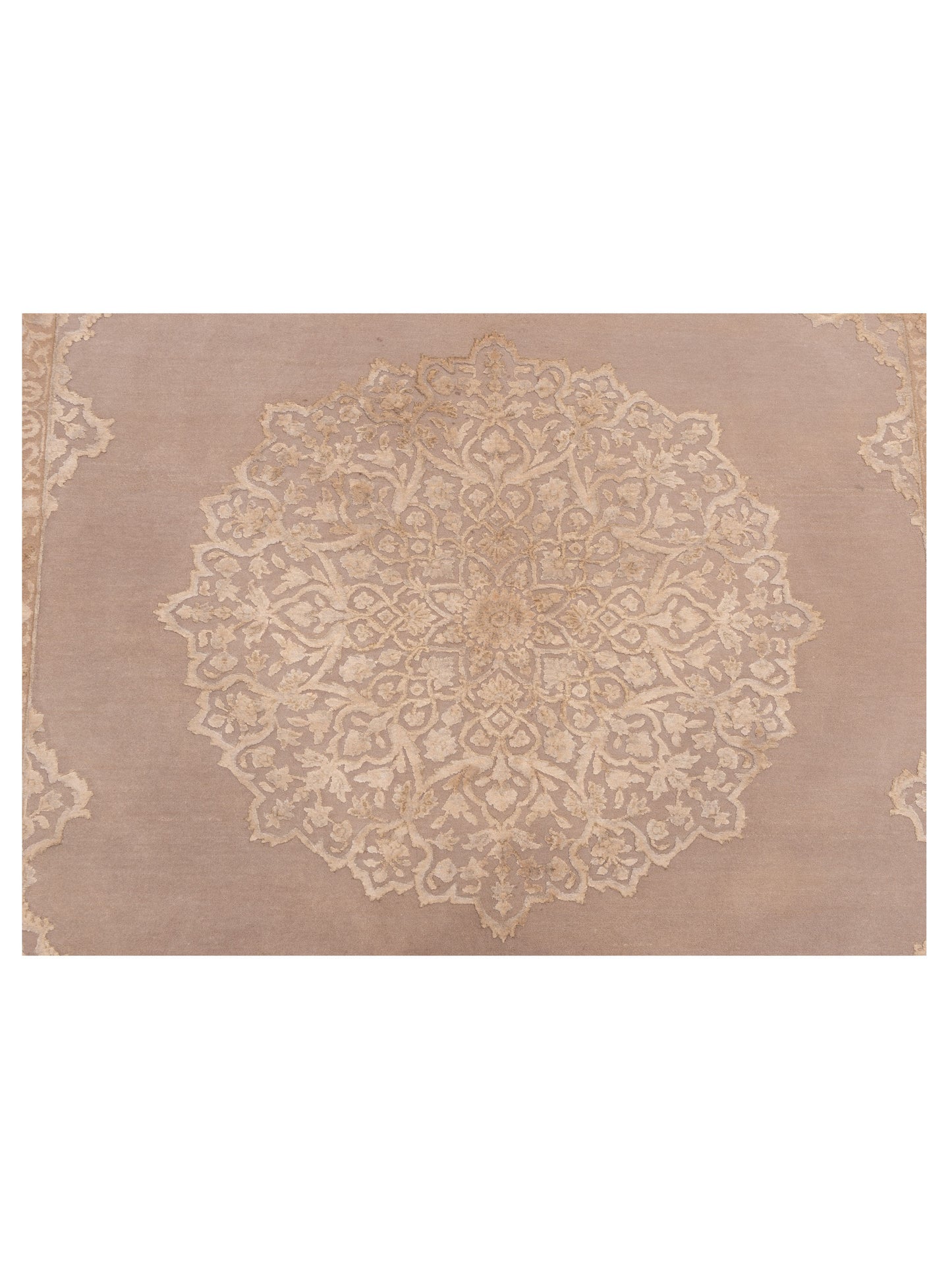 Imperial Silk 127207 Gray 5.7x8 Hand Knotted Rug