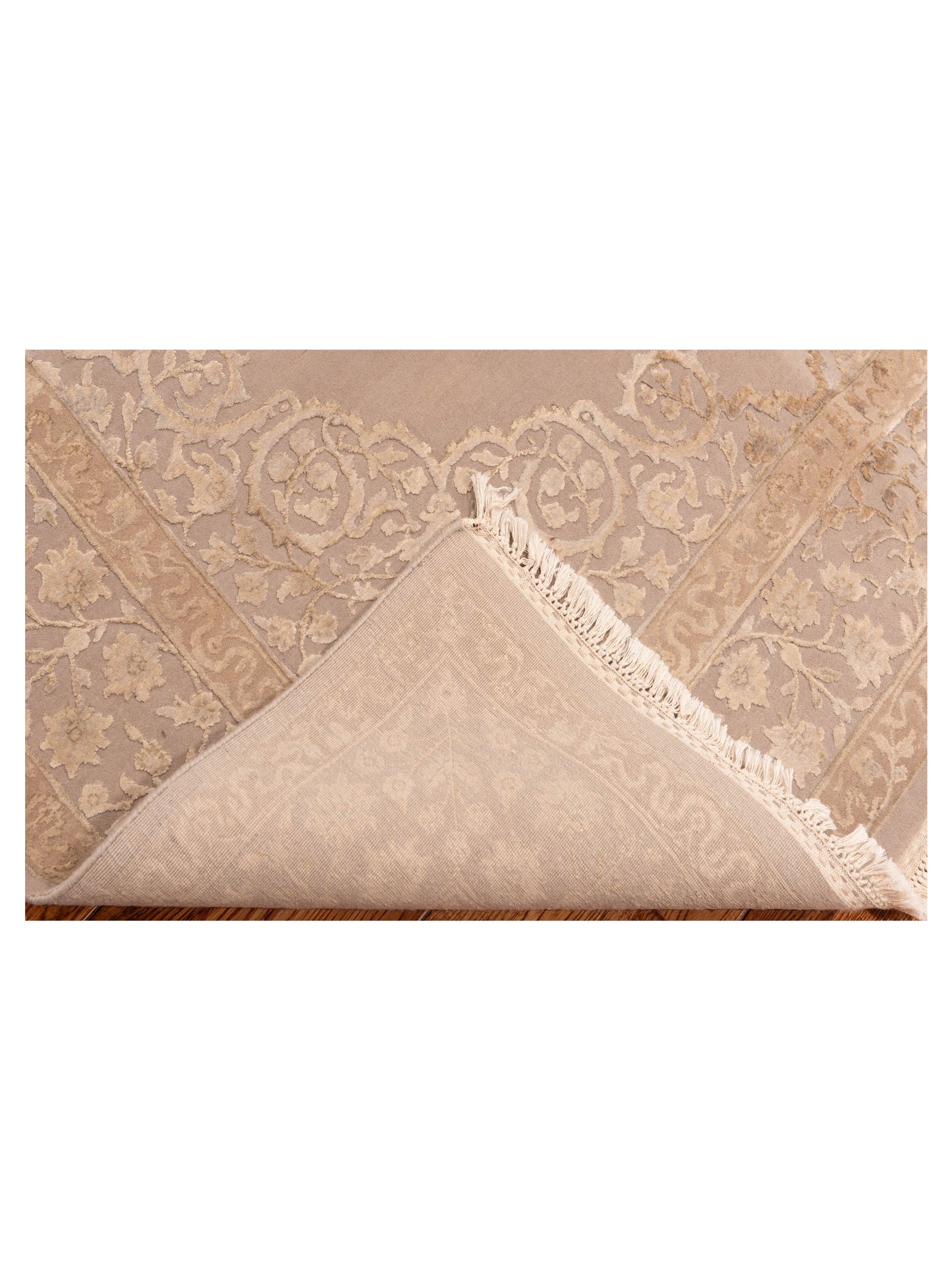 Imperial Silk 127207 Gray 5.7x8 Hand Knotted Rug