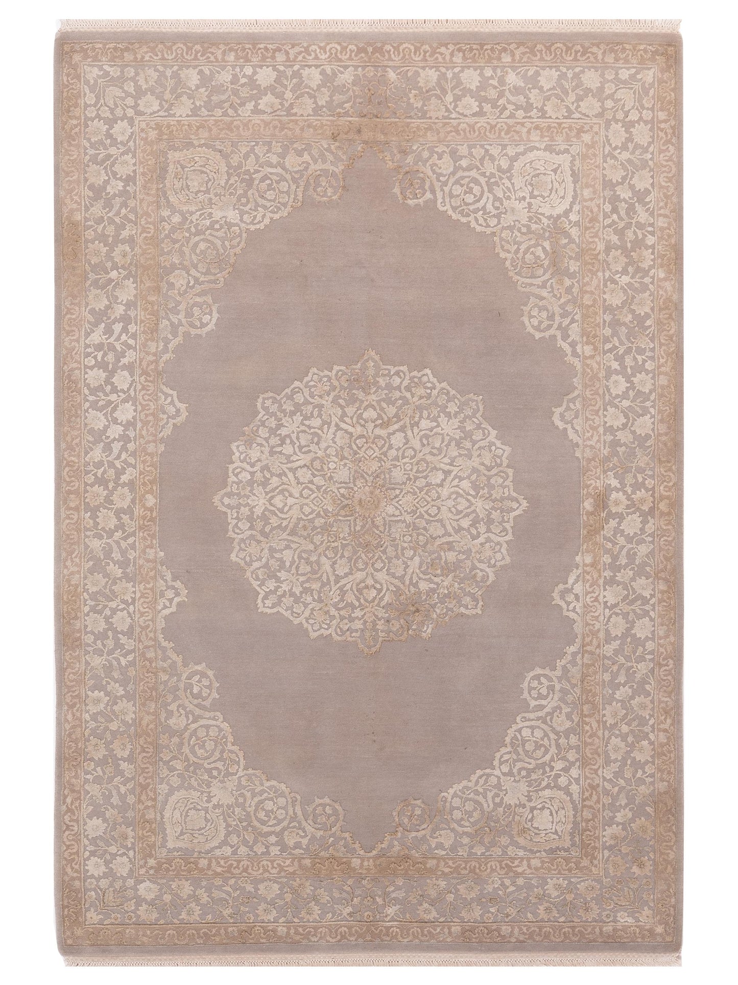 Rajpur Imperial Silk Gray Traditional