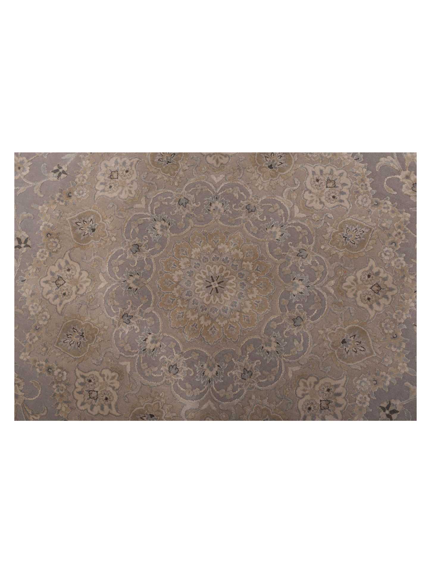 Imperial Silk 127211 Gray Gray 9.11x9.11 Hand Knotted Rug