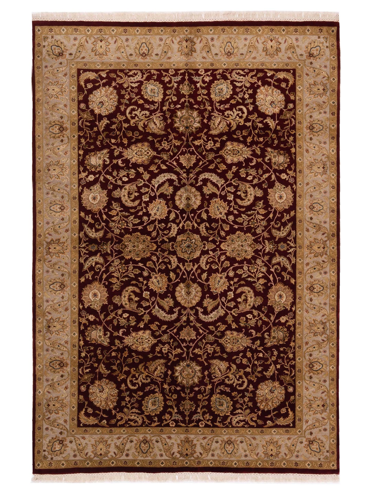 Rajpur Imperial Silk Red Beige Traditional