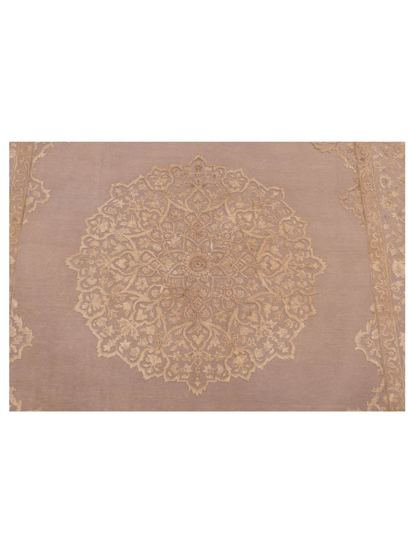 Imperial Silk 127222 Silver Silver 5.6x8.1 Hand Knotted Rug