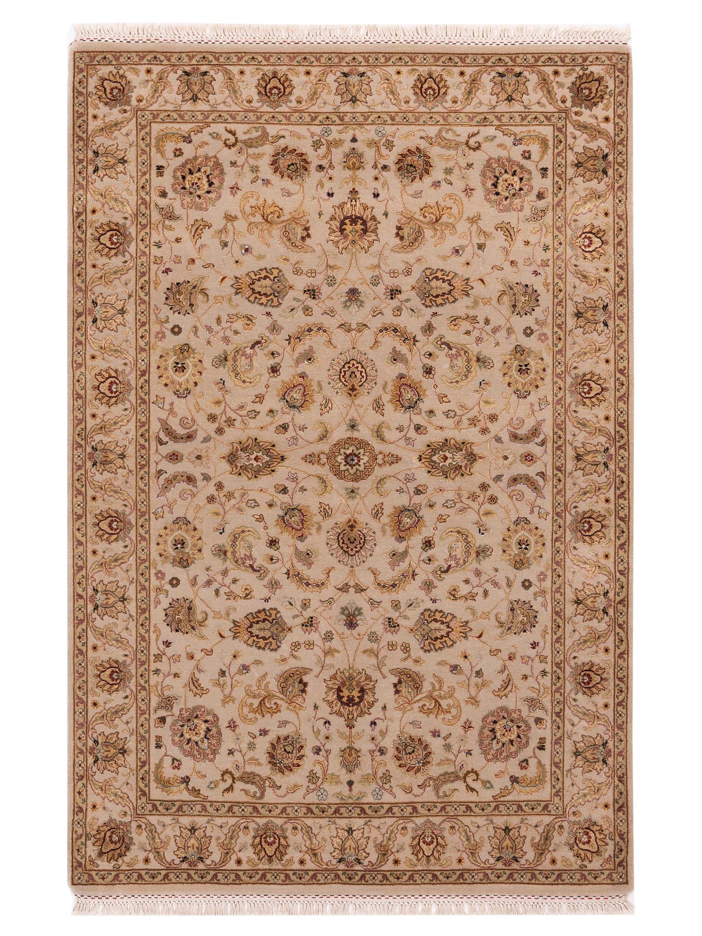 Rajpur Imperial Silk Ivory Ivory Traditional
