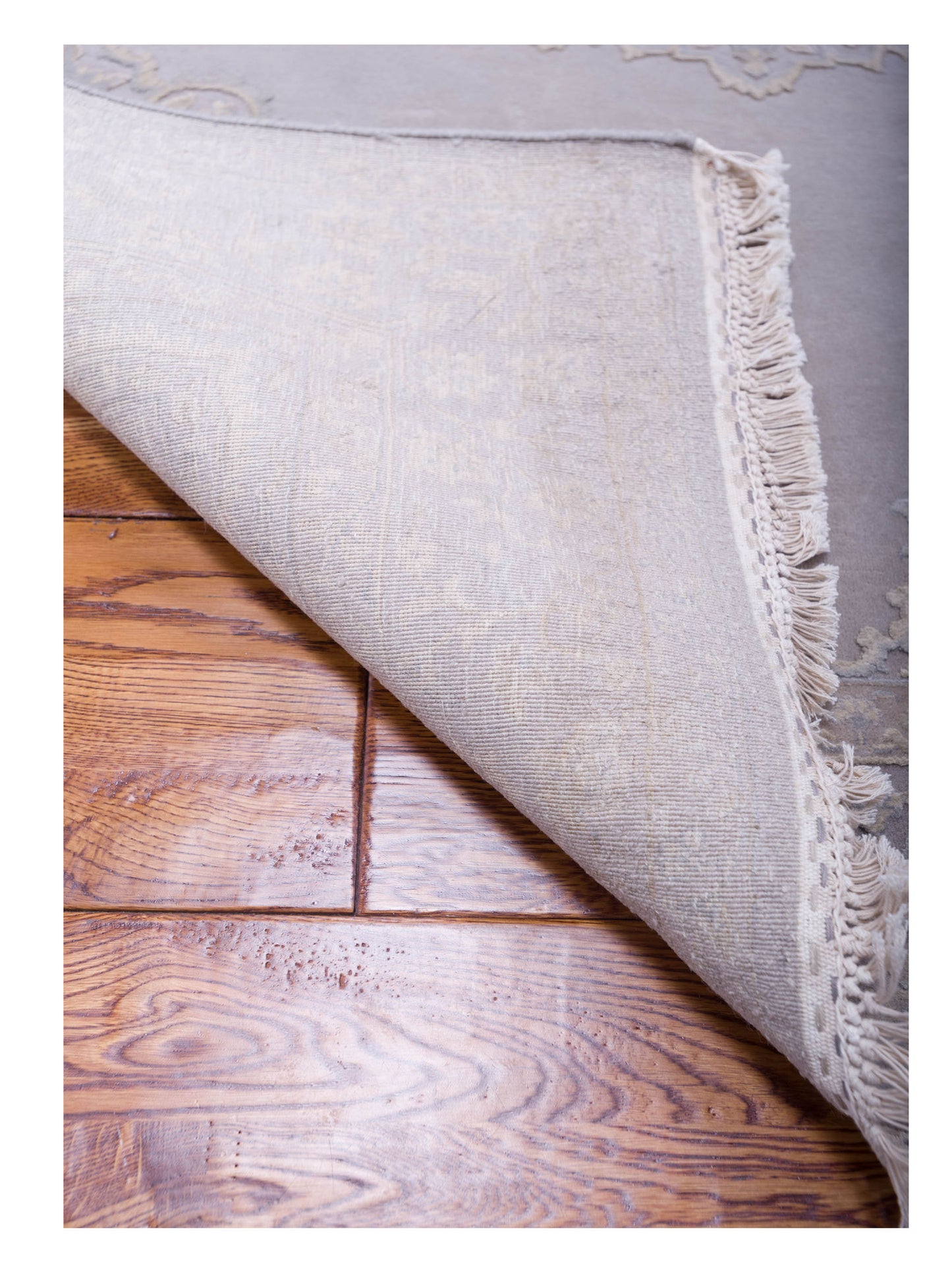 Imperial Silk 127241 Silver Silver 4x6.1 Hand Knotted Rug