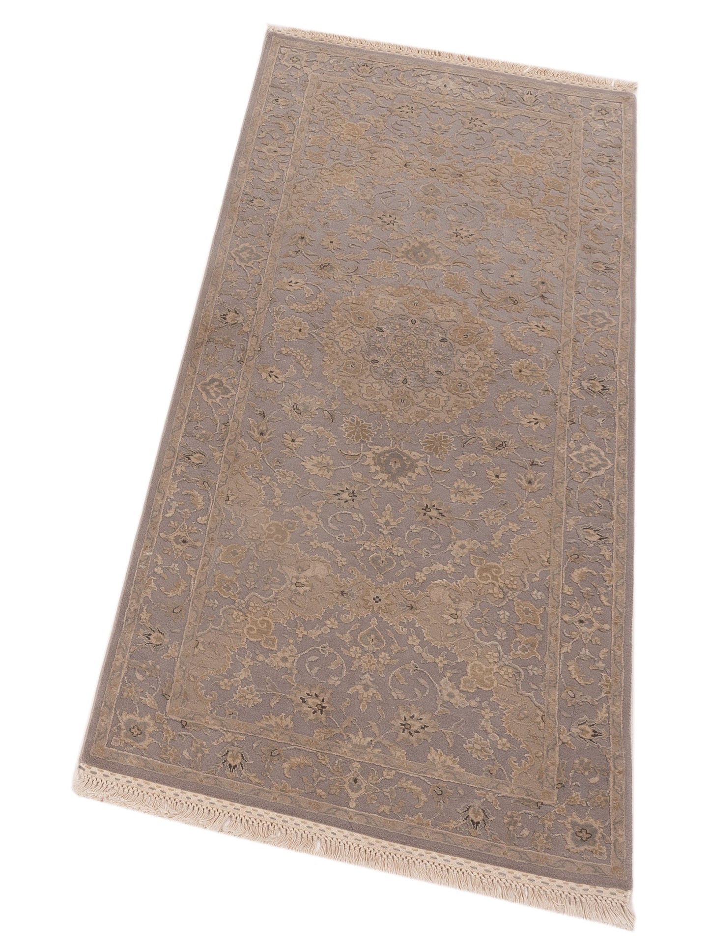 Imperial Silk 127262 Gray 2.7x5.10 Hand Knotted Rug