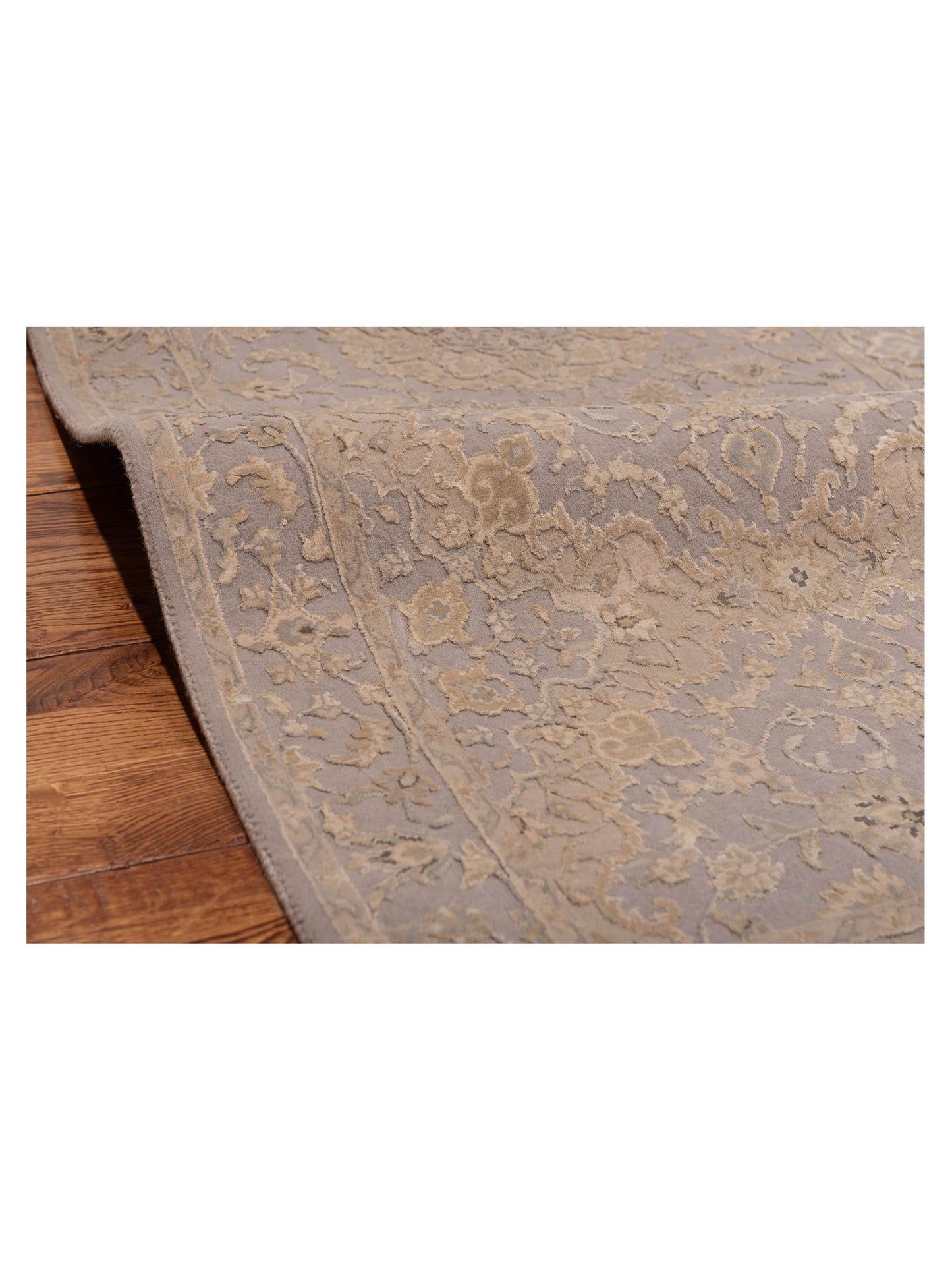Imperial Silk 127262 Gray 2.7x5.10 Hand Knotted Rug