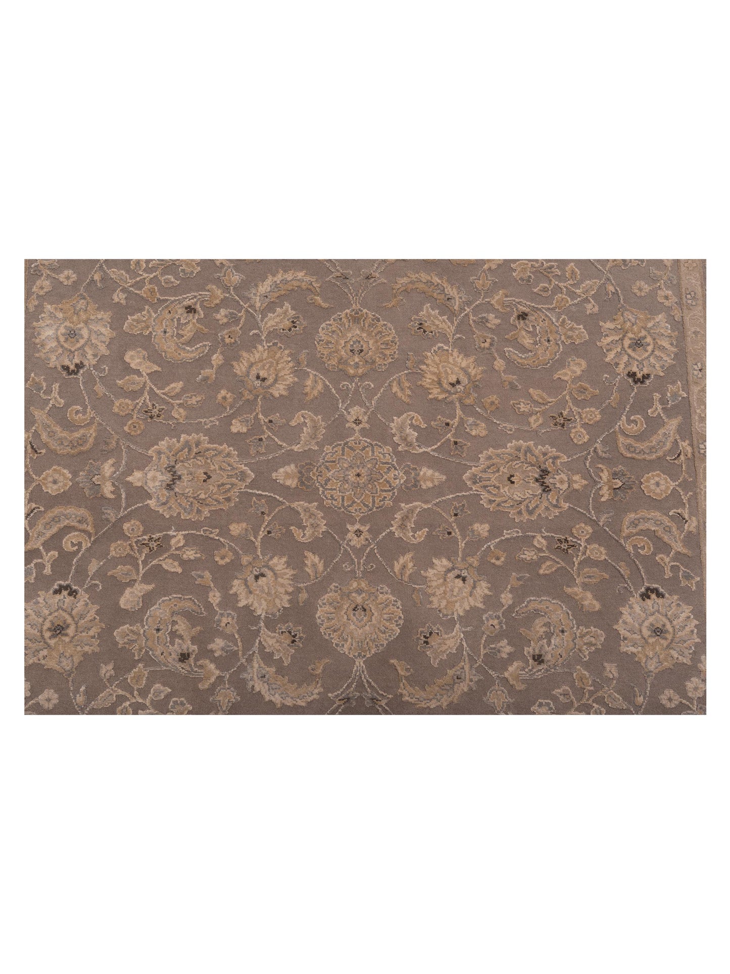 Imperial Silk 127318 Gray 4.1x6.1 Hand Knotted Rug