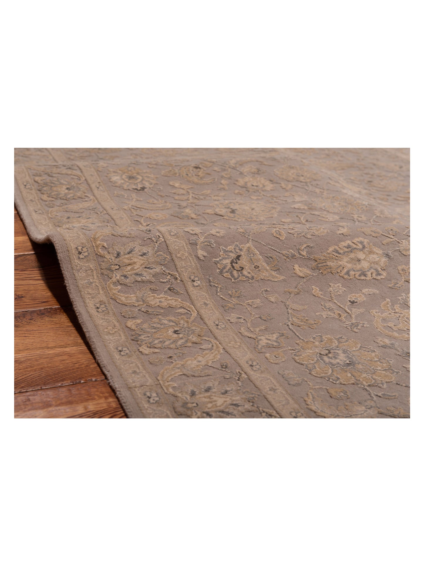 Imperial Silk 127318 Gray 4.1x6.1 Hand Knotted Rug