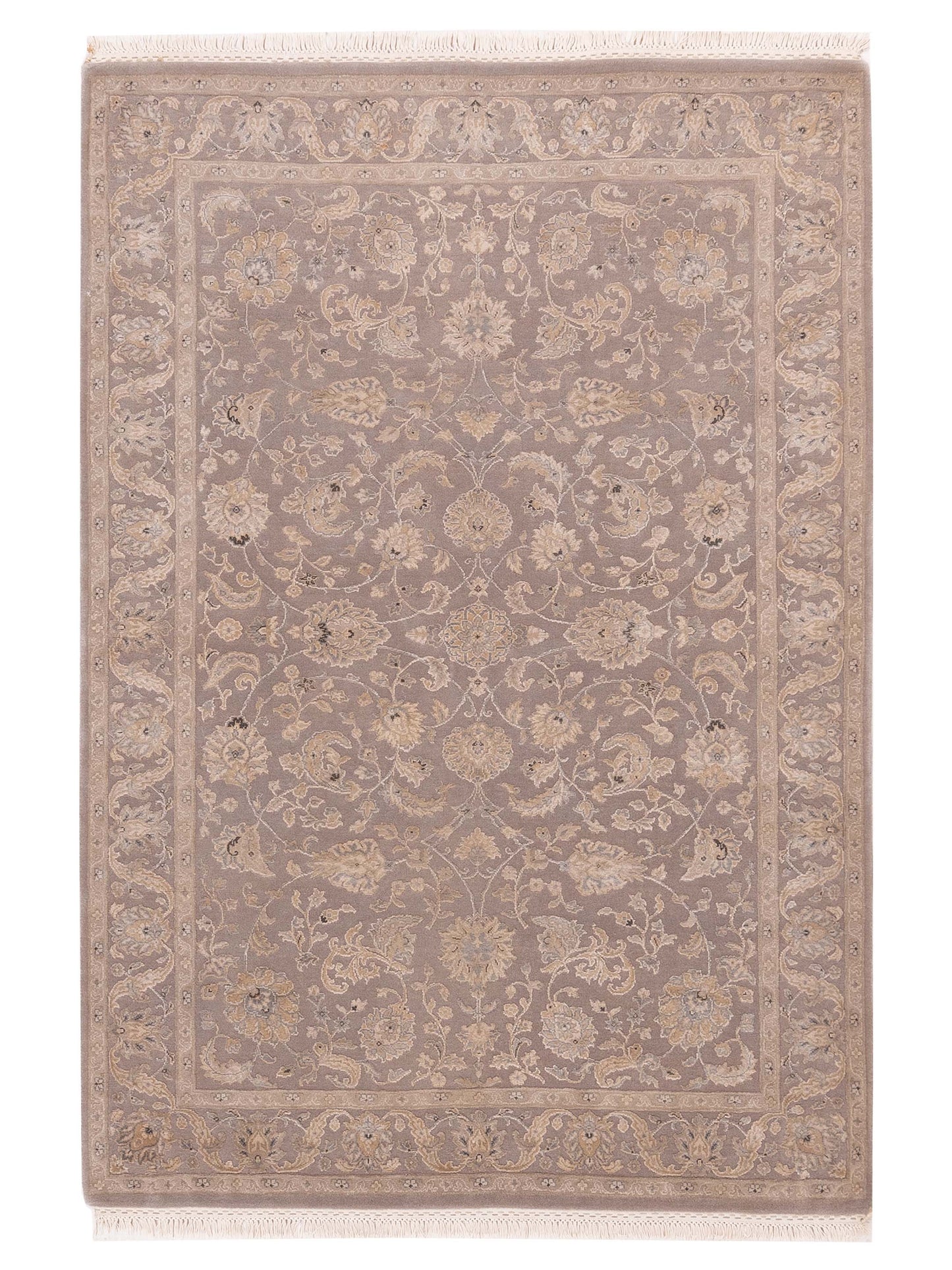 Rajpur Imperial Silk Gray Traditional