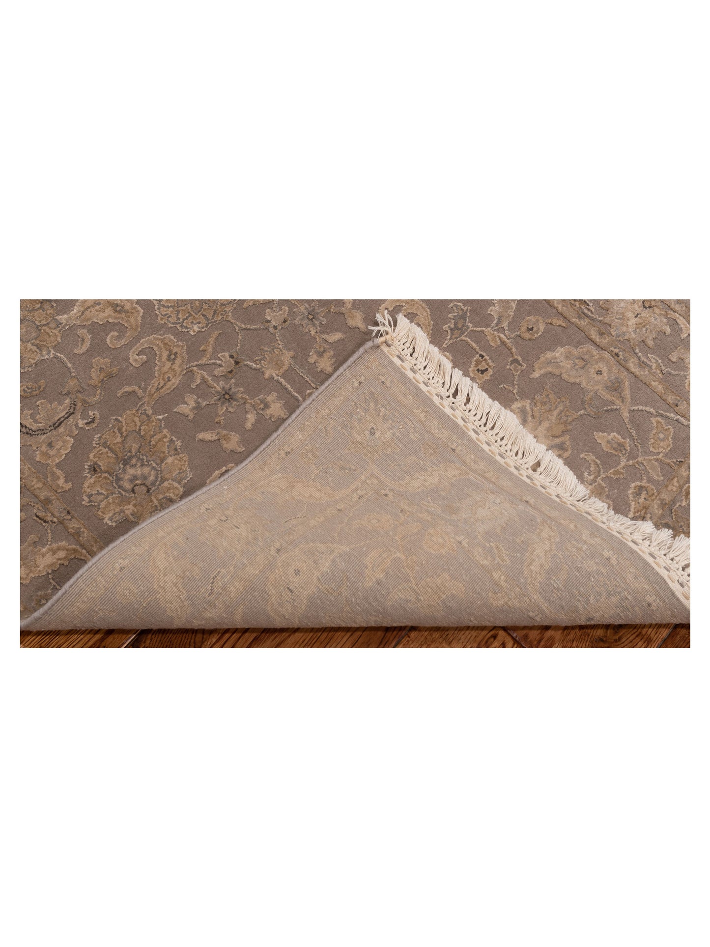 Imperial Silk 127336 Gray 2.7x9.11 Hand Knotted Rug
