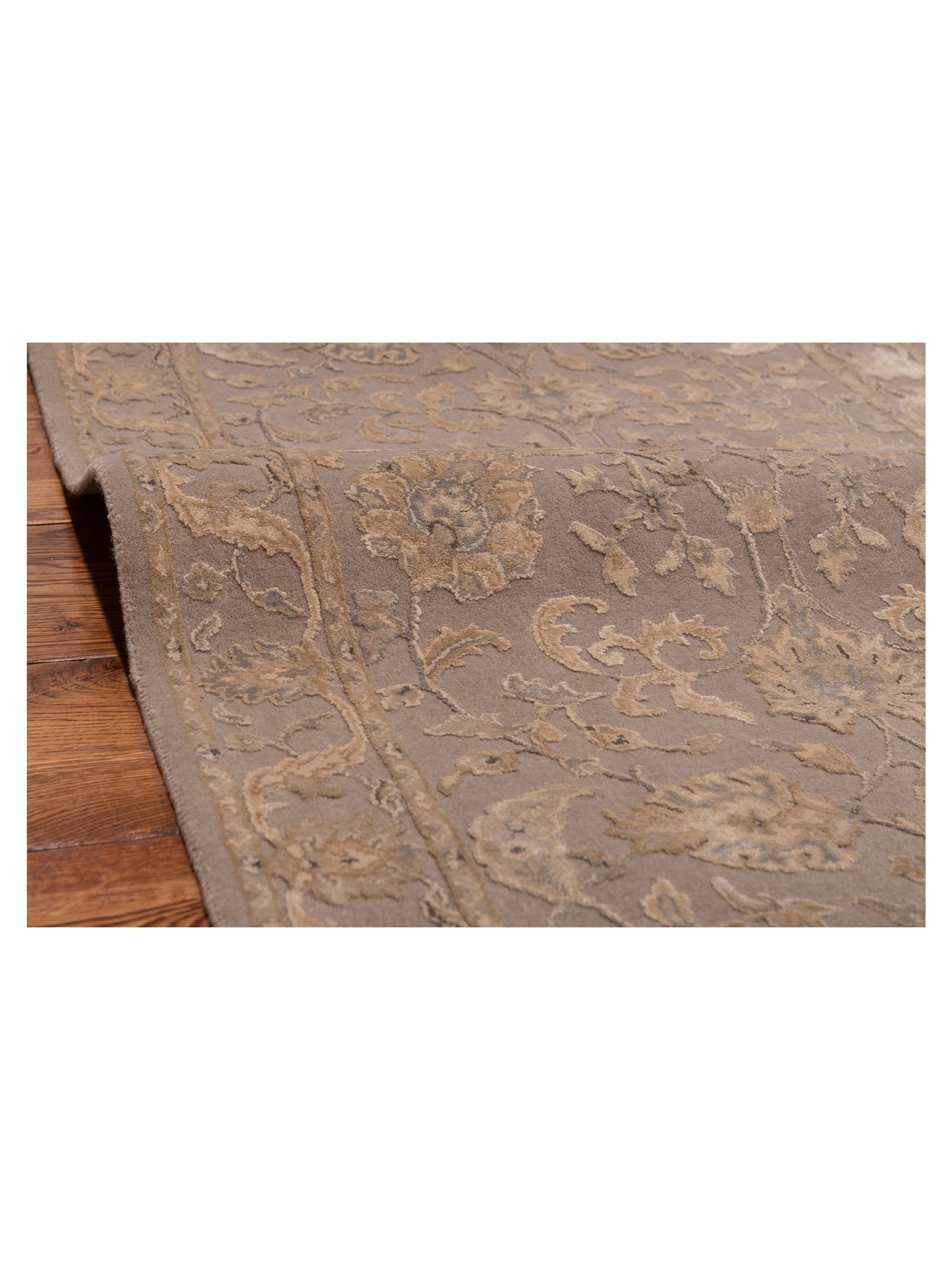 Imperial Silk 127336 Gray 2.7x9.11 Hand Knotted Rug