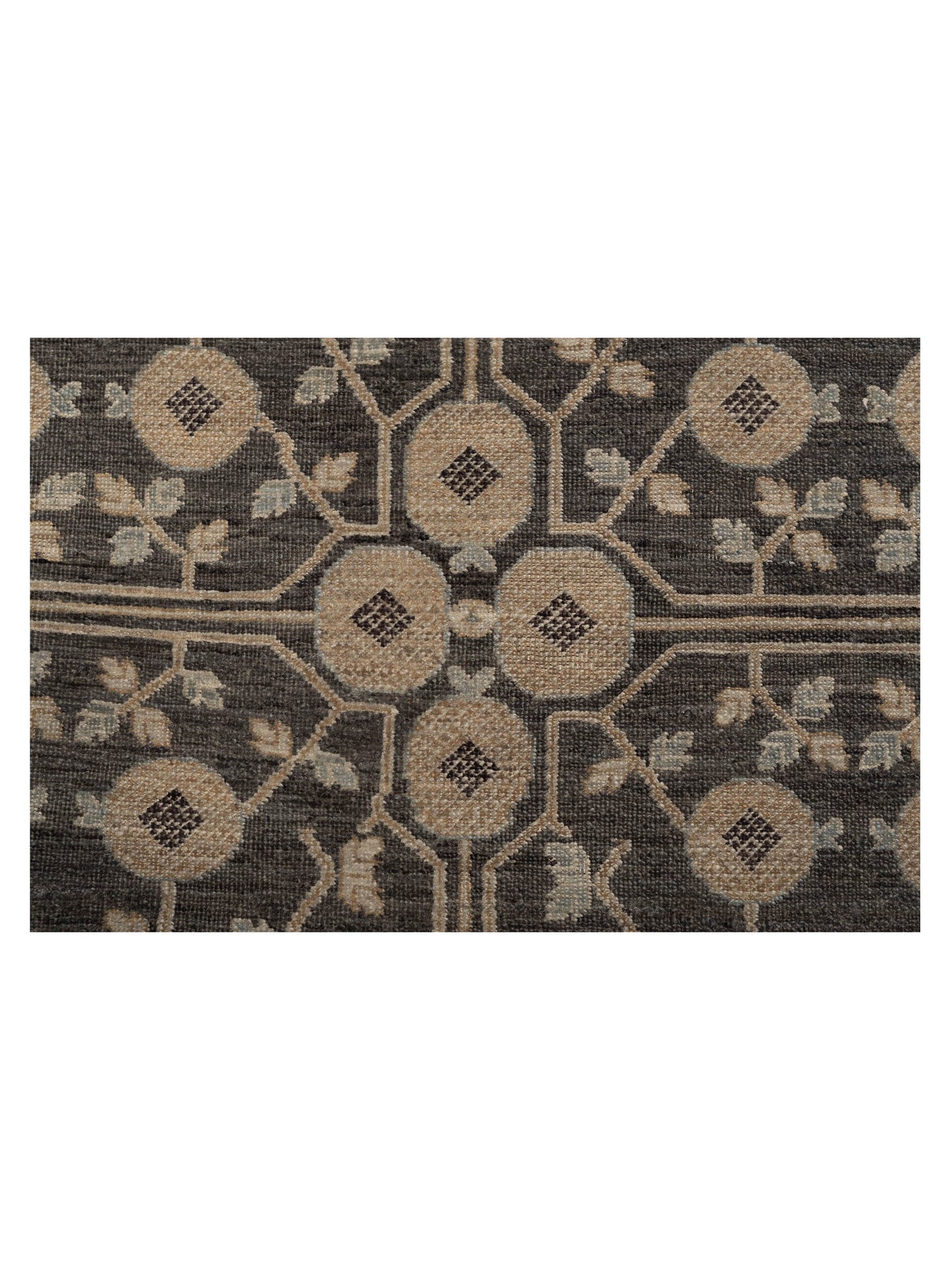 Vintage Revival 127366 Gray Brown 8x9.10 Hand Knotted Rug