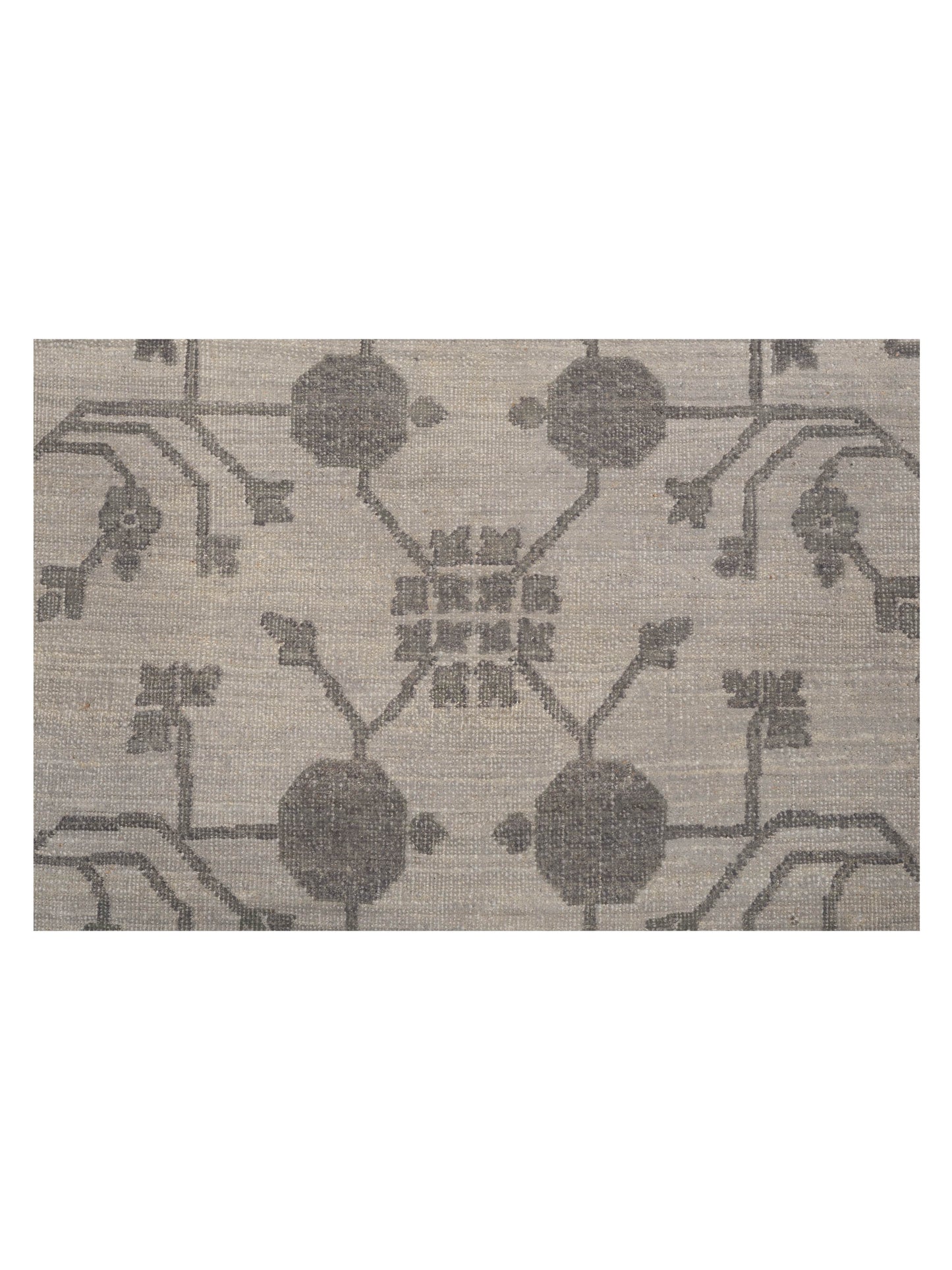 Platinum 127380 Ivory Gray 8x9.10 Hand Knotted Rug