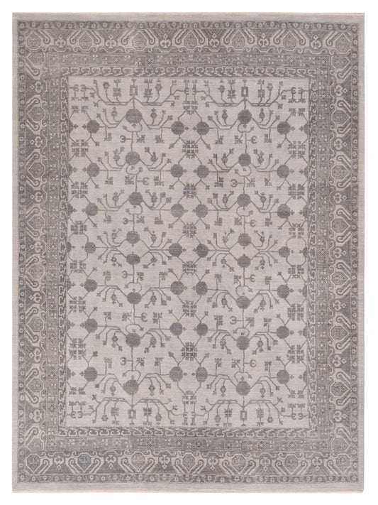 Rajpur Vintage Revival  Ivory Gray Traditional
