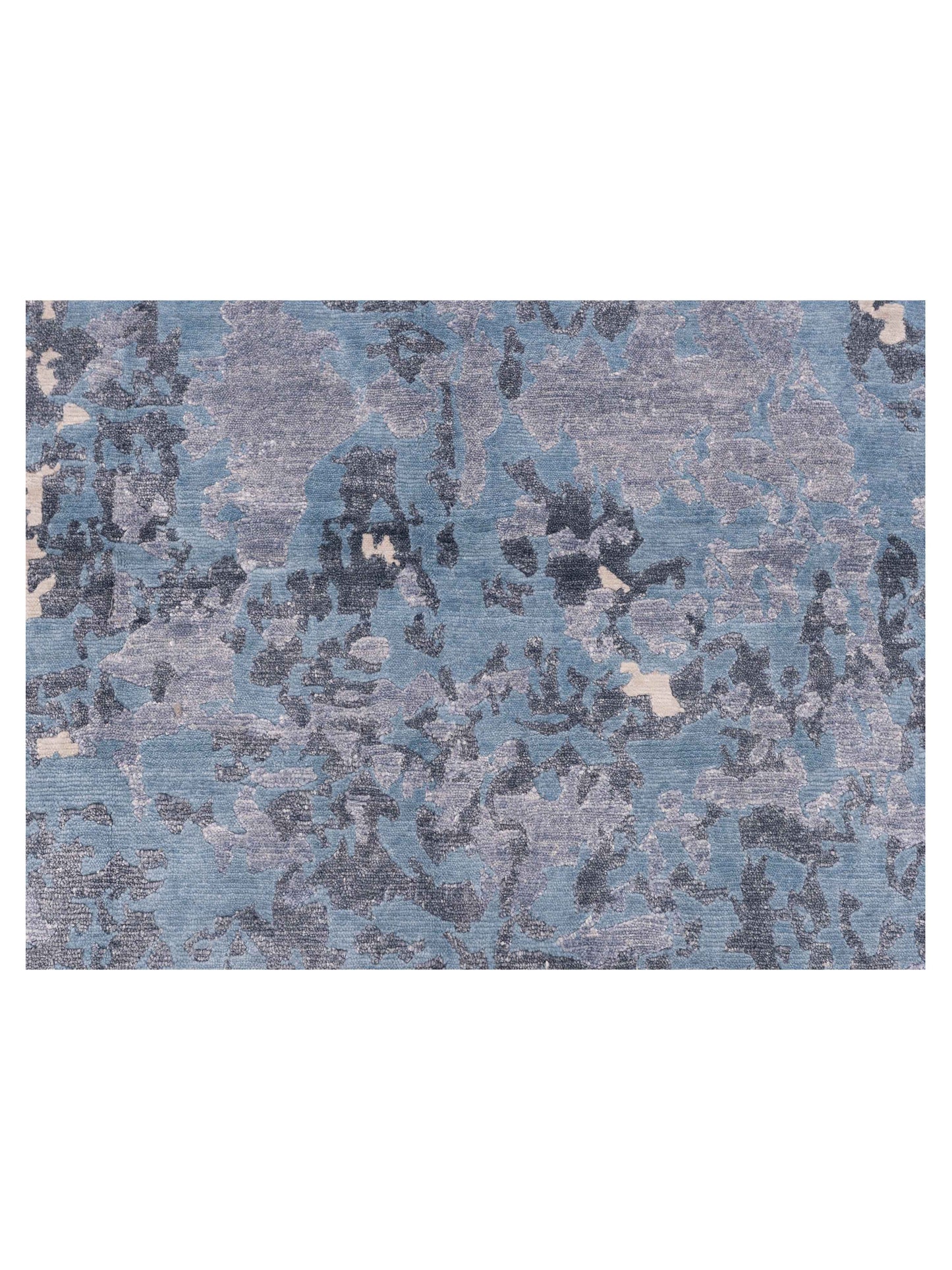 Tibetino 127454 Blue Gray 9x12.2 Hand Knotted Rug