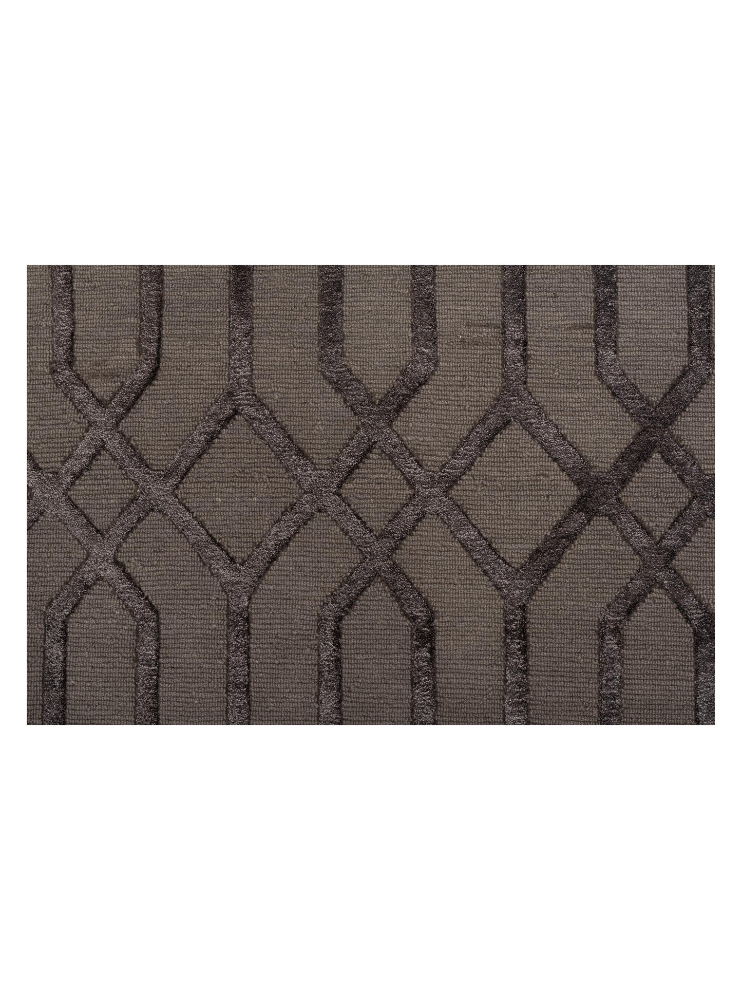 Tibetino 127475 Charcoal 8.2x9.10 Hand Knotted Rug