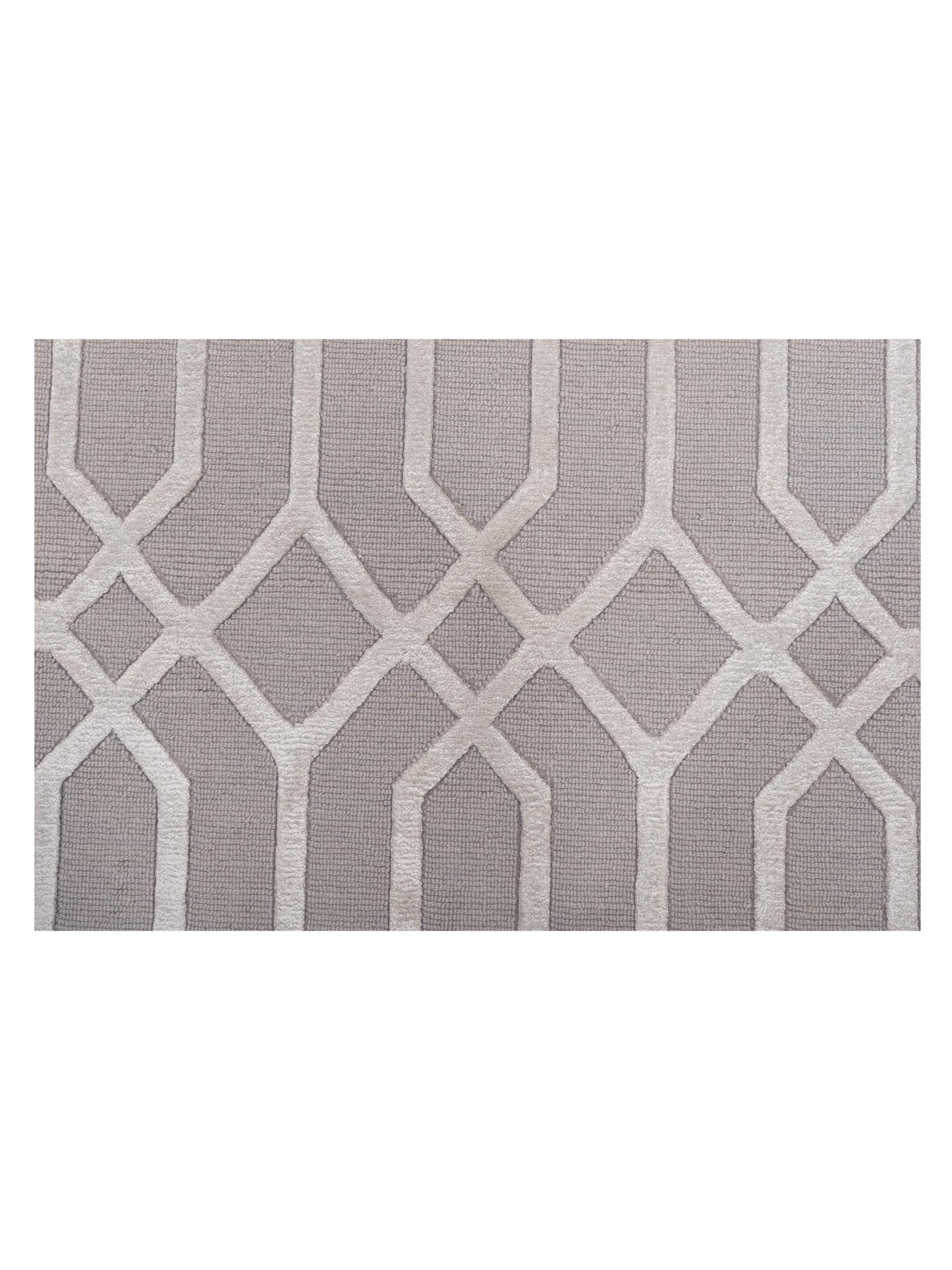 Tibetino 127477 Silver 8.2x10.2 Hand Knotted Rug