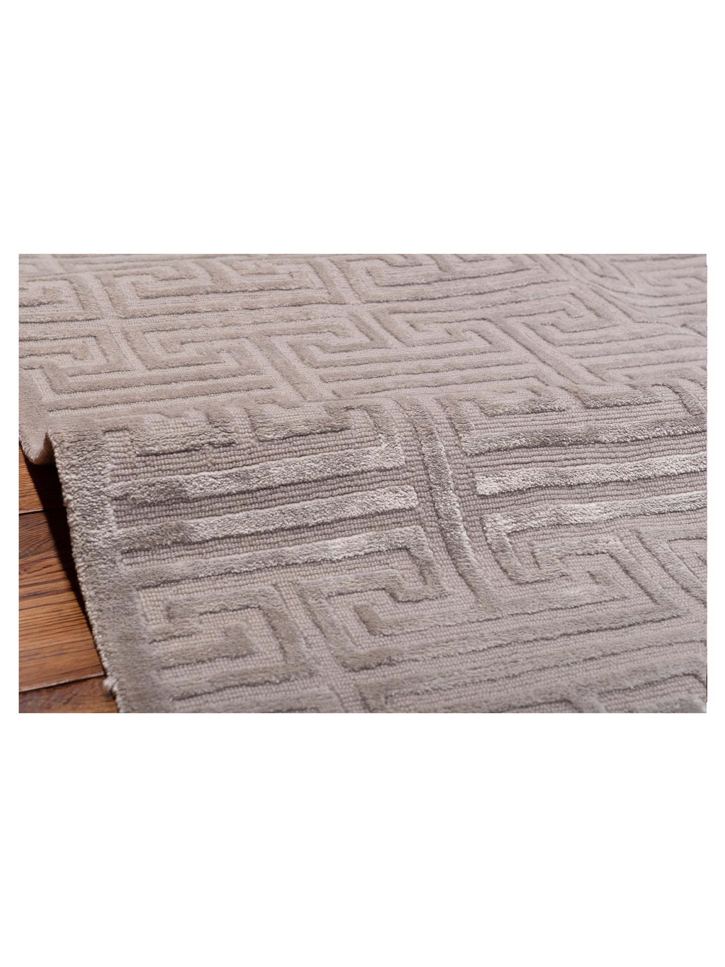 Tibetino 127490 Gray 10x14 Hand Knotted Rug