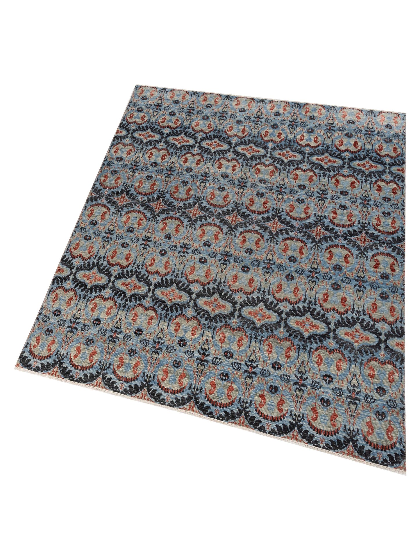Agra 127528 Multi 8x10 Hand Knotted Rug