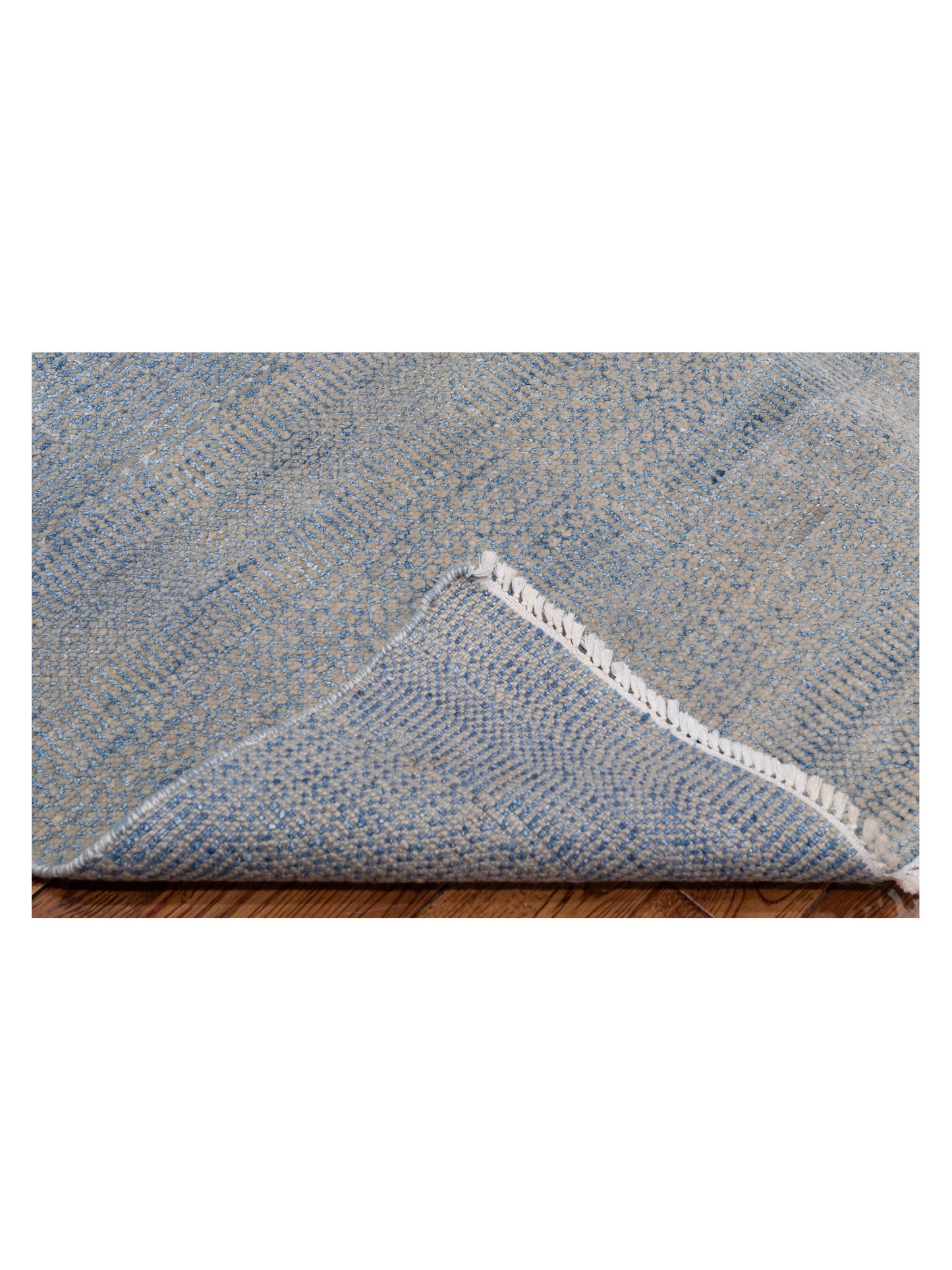 Agra 127535 Blue 9.9x13.10 Hand Knotted Rug