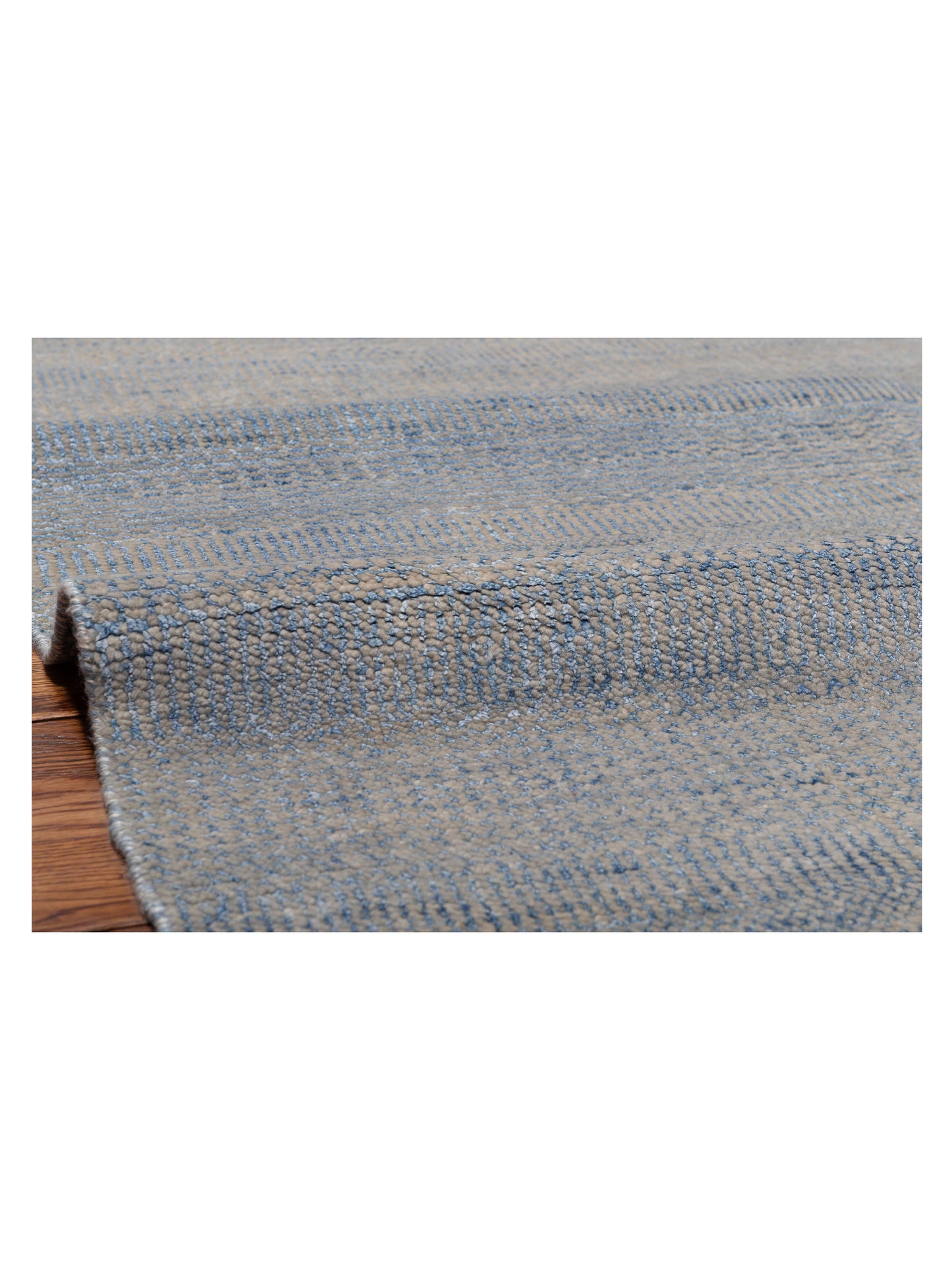 Agra 127535 Blue 9.9x13.10 Hand Knotted Rug